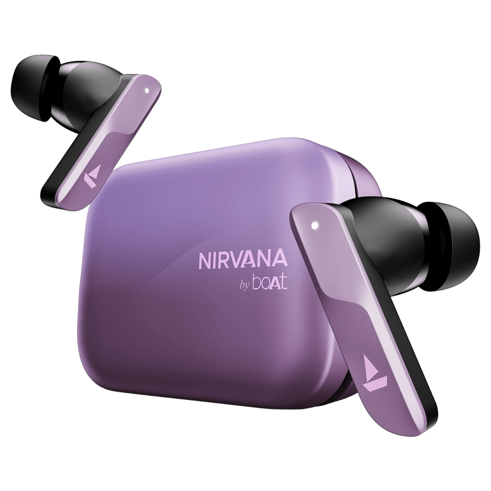 boAt Nirvana X TWS Earbuds with AI Noise Cancellation (IPX5 Water Resistant, Fast Charge, Smoky Amethyst)