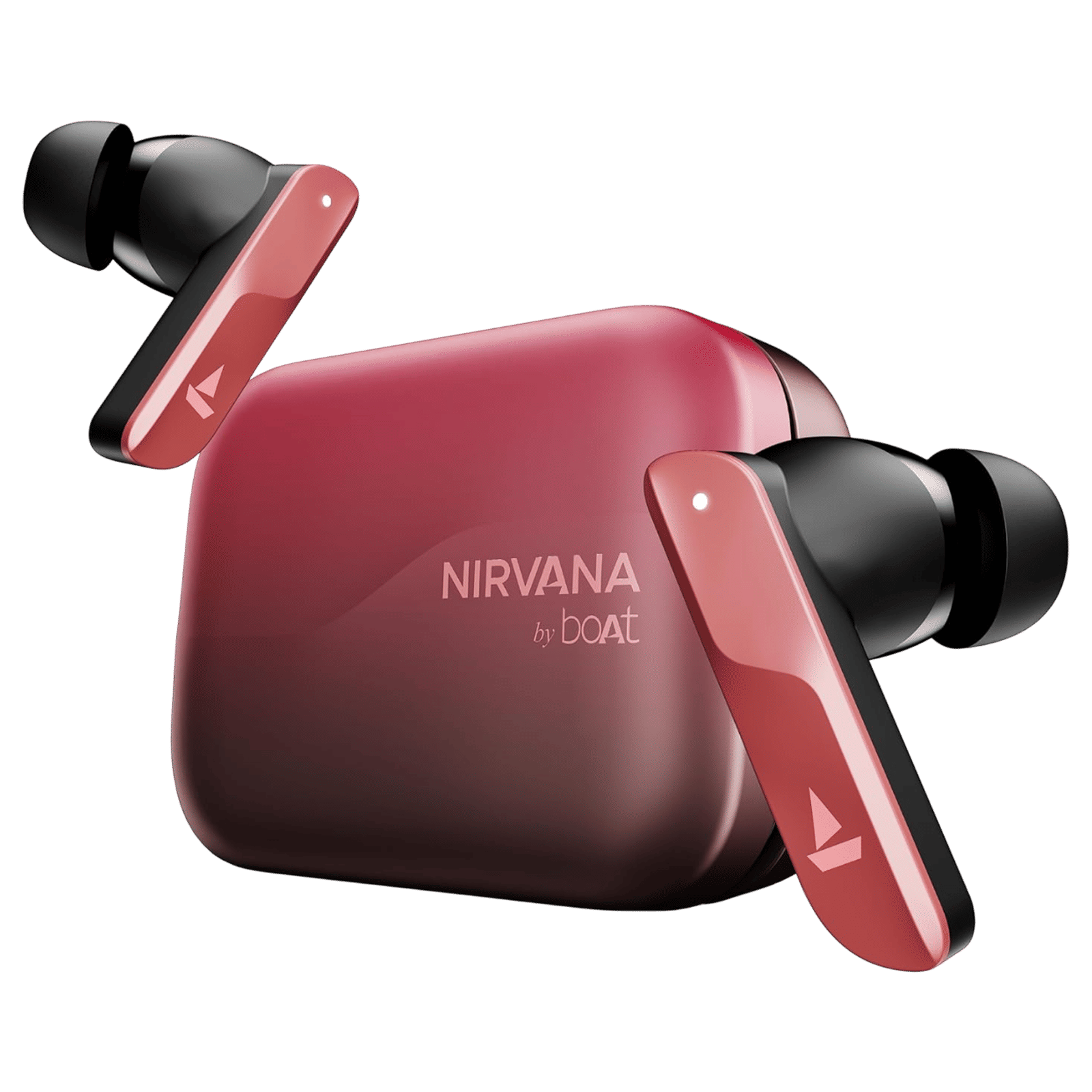 boAt Nirvana X TWS Earbuds with AI Noise Cancellation (IPX5 Water Resistant, Fast Charge, Galactic Red)
