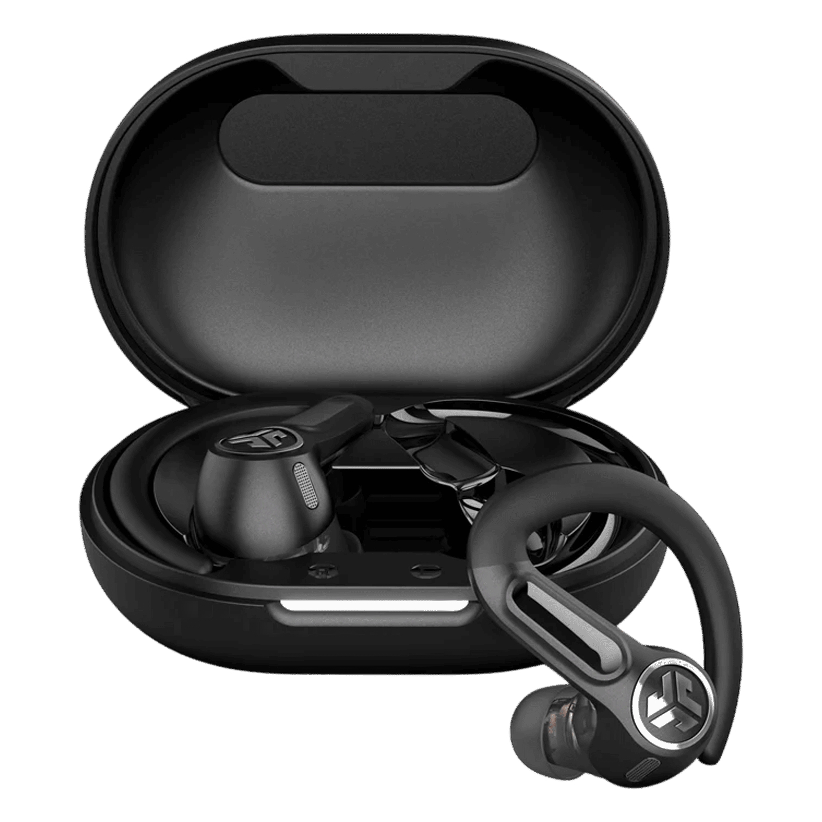 JLAB Epic Sport ANC 3 TWS Earbuds with Hybrid Active Noise Cancellation (IP66 Sweatproof, LDAC Audio, Black)