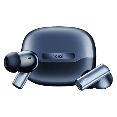 boAt Airdopes Prime 701 TWS Earbuds with Hybrid ANC (Titanium Blue)