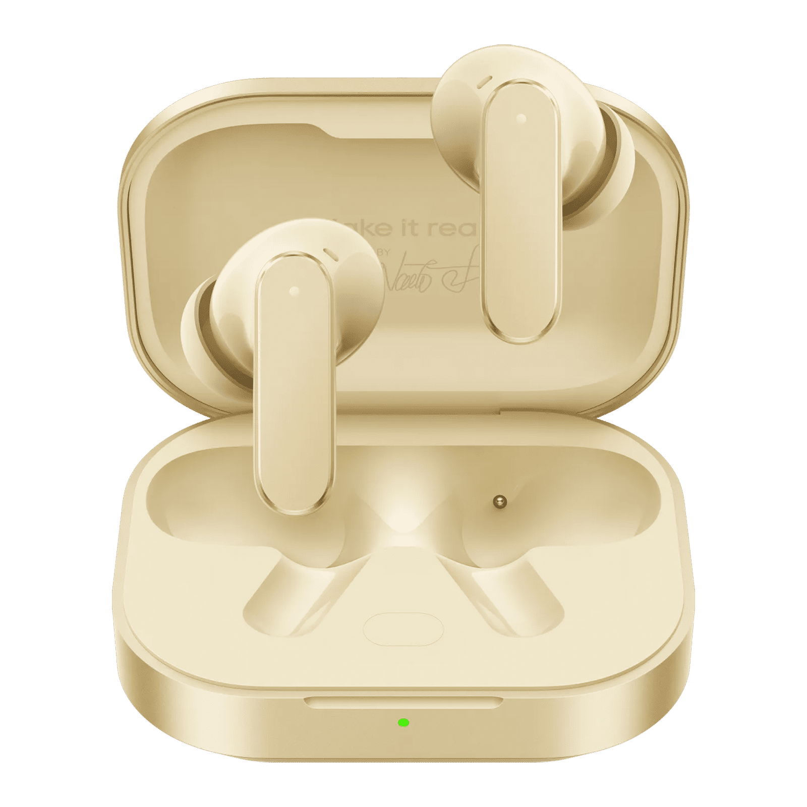 realme Buds Air8 RMA2503 TWS Earbuds with Active Noise Cancellation (IP55 Dust & Water Resistant, Premier Dual Drivers, Master Gold)