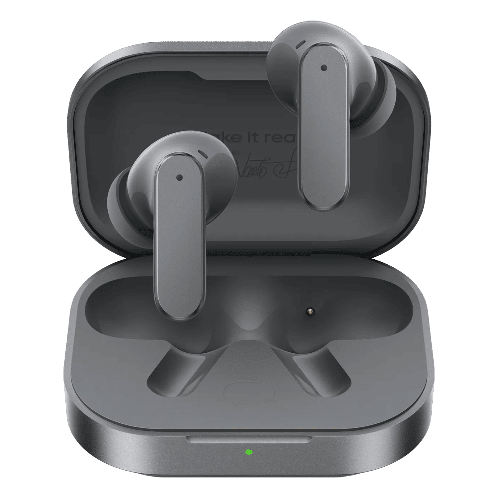 realme Buds Air8 RMA2503 TWS Earbuds with Active Noise Cancellation (IP55 Dust & Water Resistant, Premier Dual Drivers, Master Grey)