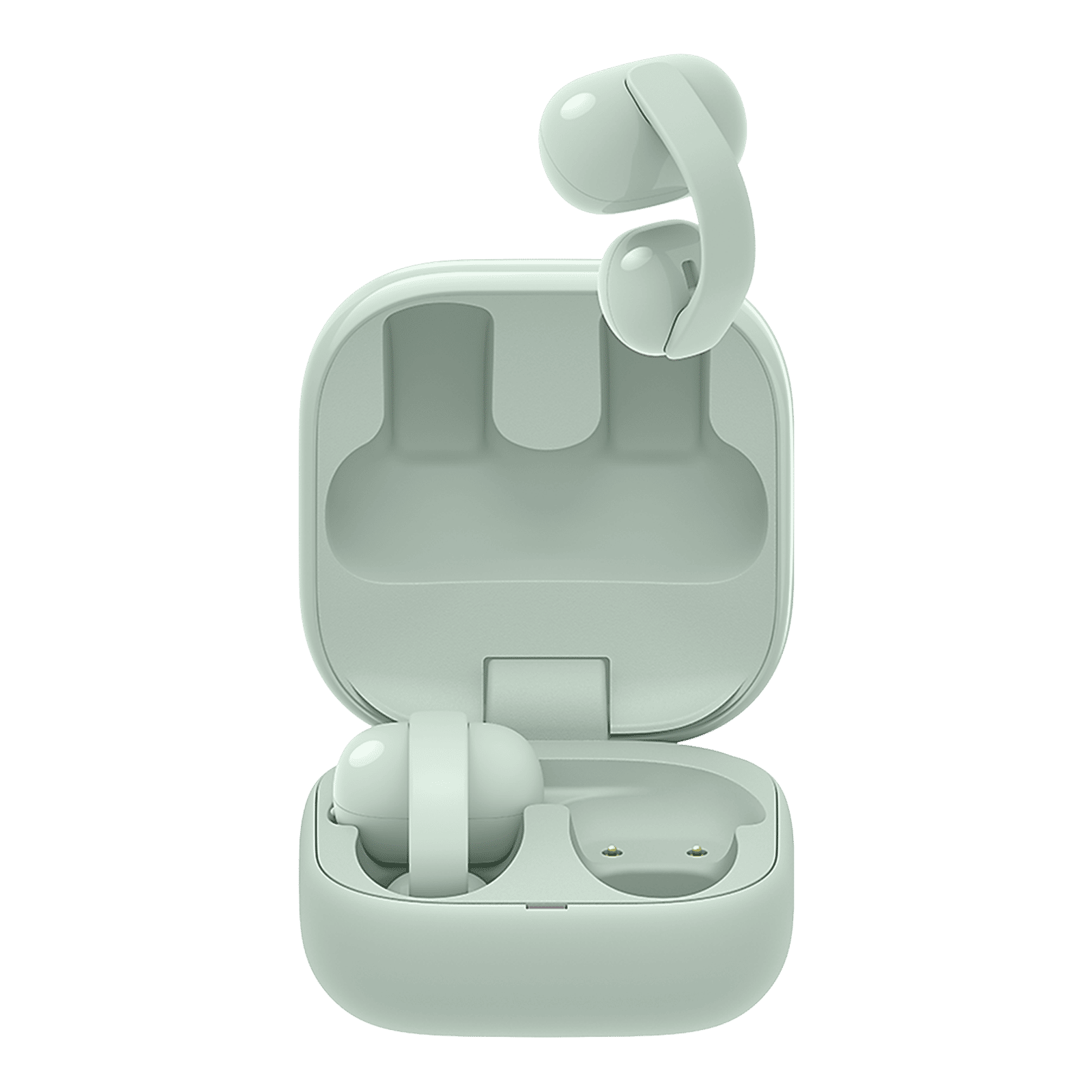 SONY LinkBuds Clip Series WF-LC900/GZ IN TWS Earbuds with Adaptive Noise Cancellation (IPX4 Water Resistant, AI Voice Pickup, Green)