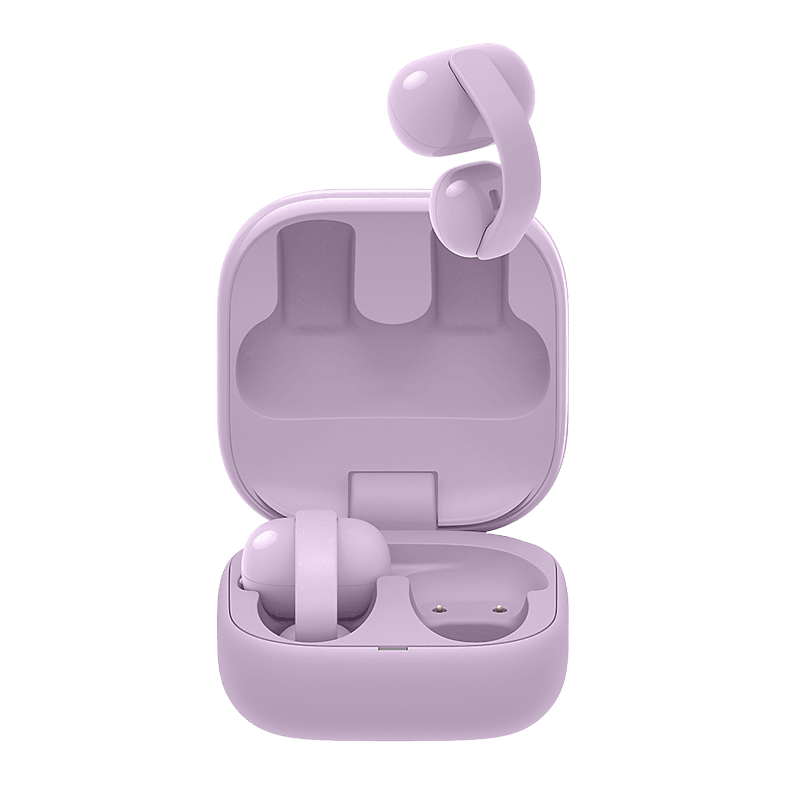 SONY LinkBuds Clip Series WF-LC900/VZ IN TWS Earbuds with Adaptive Noise Cancellation (IPX4 Water Resistant, AI Voice Pickup, Lavender)