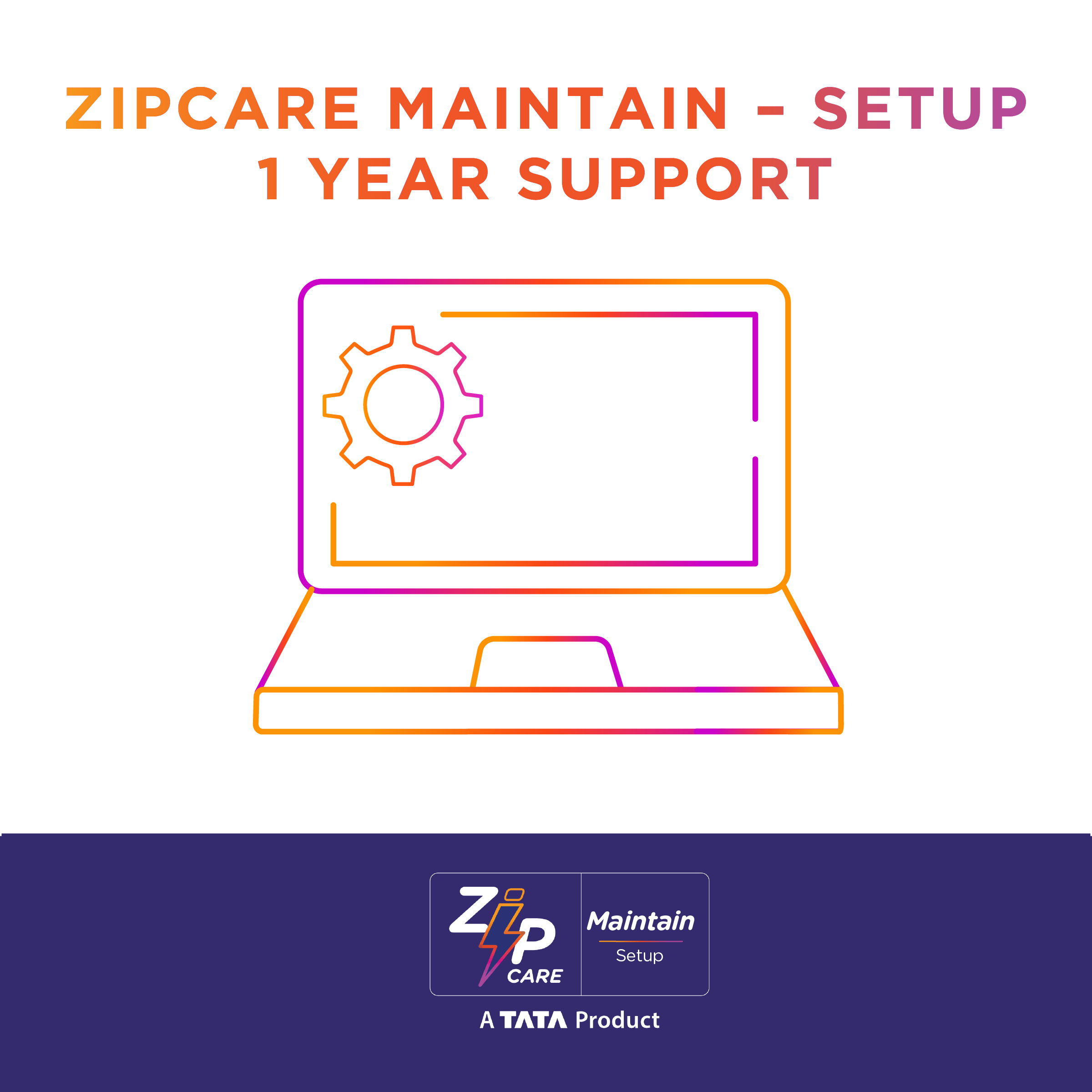 ZipCare Maintain Laptop Support - 1 Year