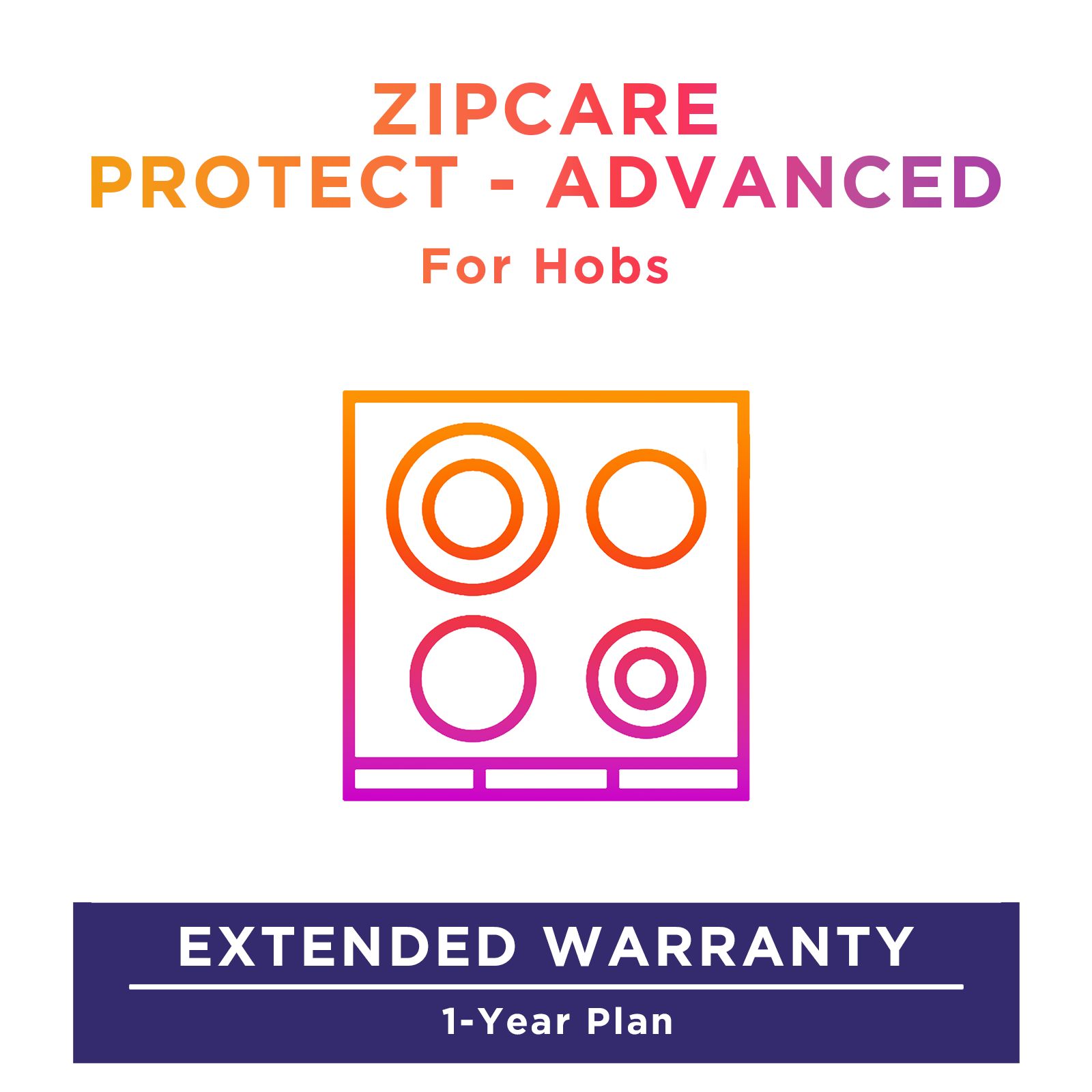 Buy ZipCare Protect - Advanced 1 Year for Hobs (Rs. 20000 - Rs. 25000) Online - Croma