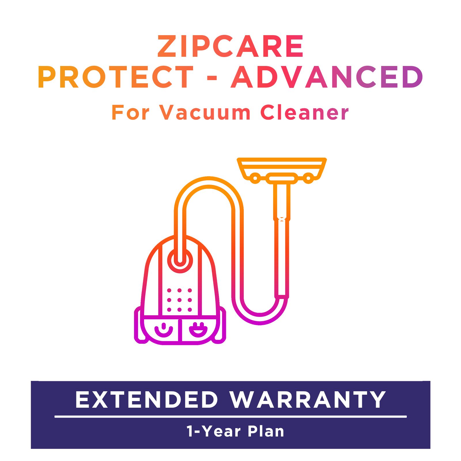 Buy ZipCare Protect - Advanced 1 Year for Vacuum Cleaner (Rs. 20000 - Rs. 40000) Online - Croma