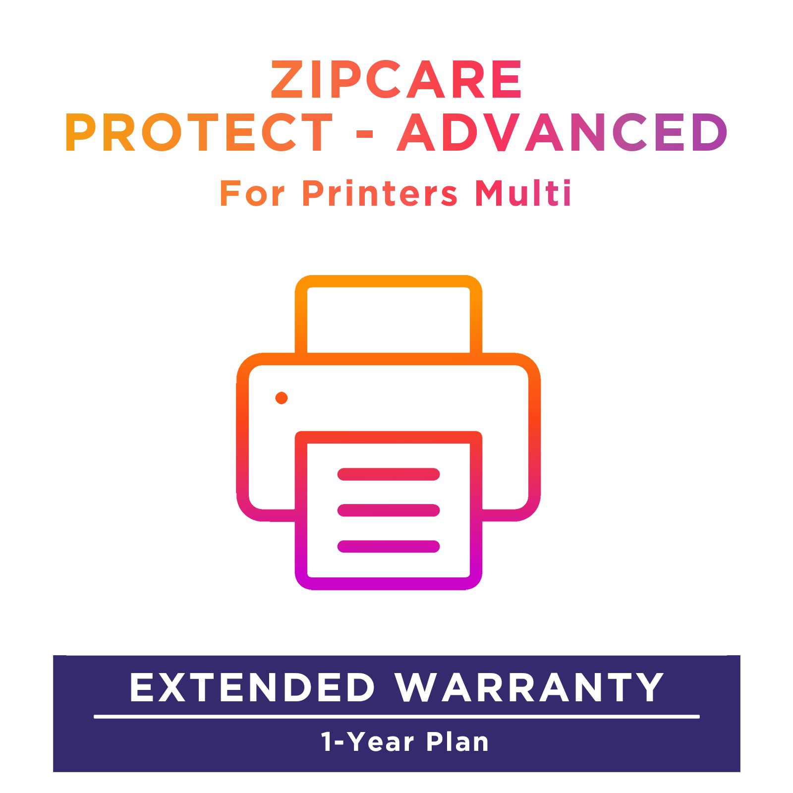 Buy ZipCare Protect - Advanced 1 Year for Printers Multi (Rs. 20000 - Rs. 30000) Online - Croma