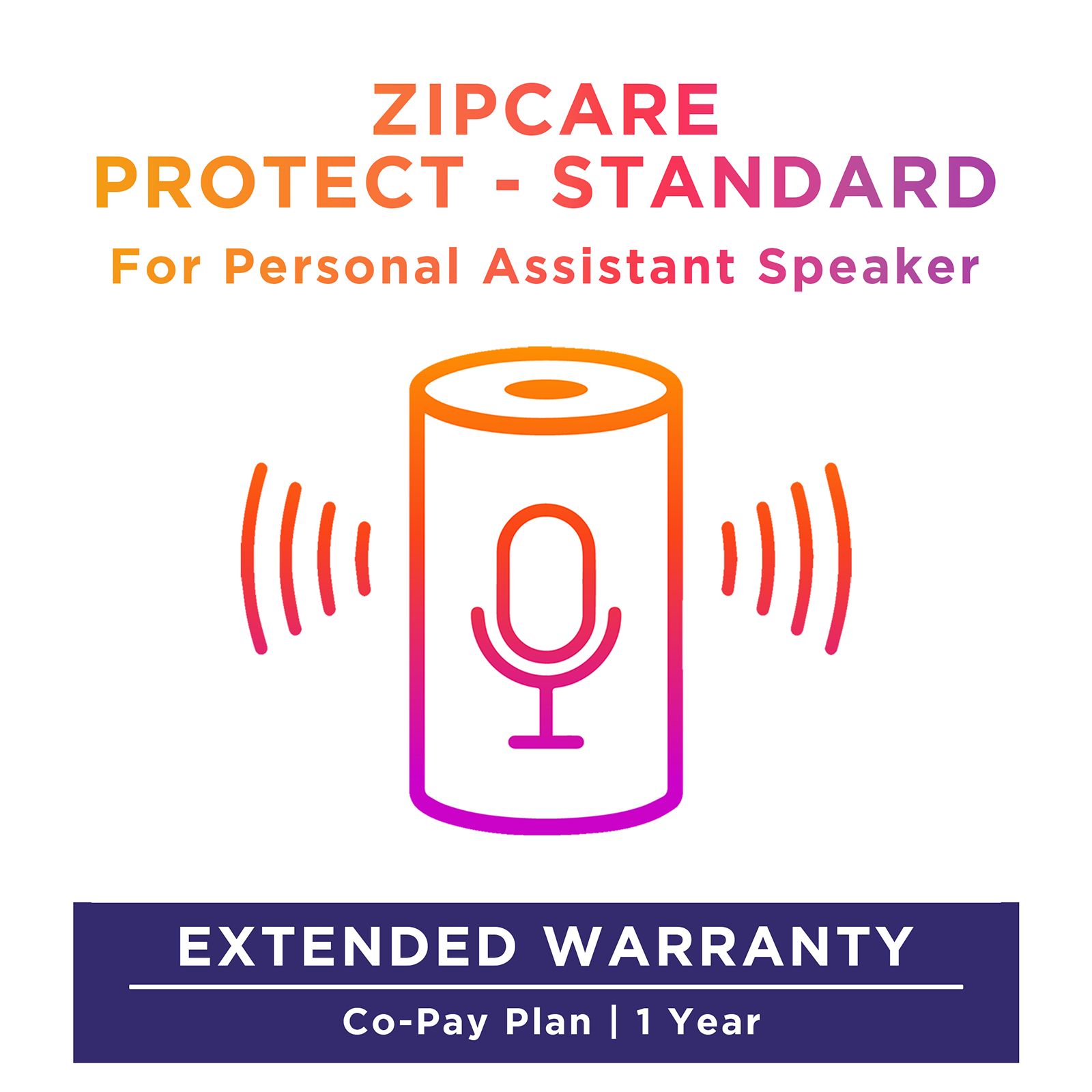 Buy ZipCare Protect Standard 1 Year for Personal Assistant Speaker (Rs. 25000 - Rs. 35000) Online - Croma