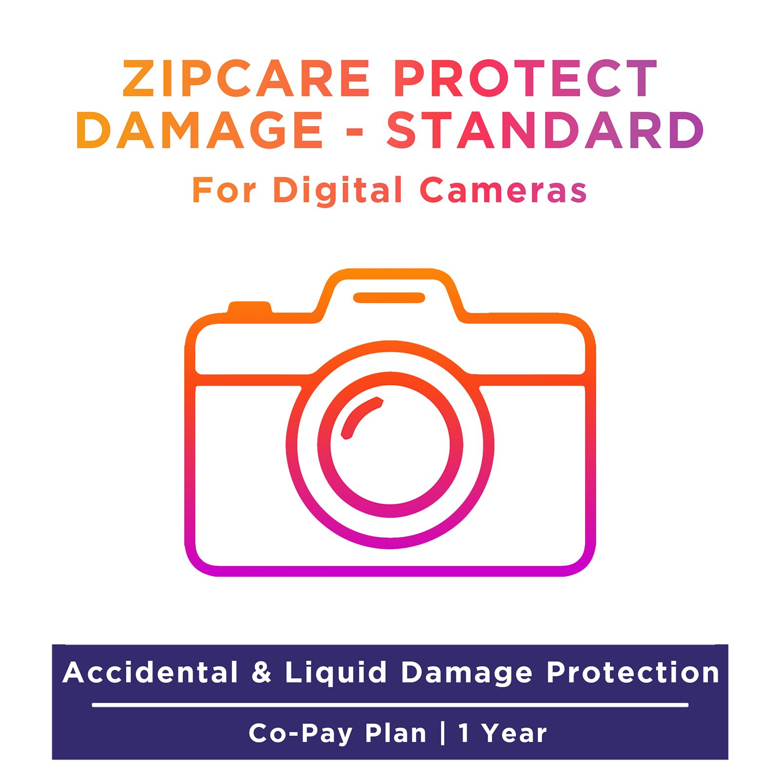Buy ZipCare Protect Damage Advanced 1 Year for Digital Cameras (Rs. 20000 - Rs. 35000) Online - Croma