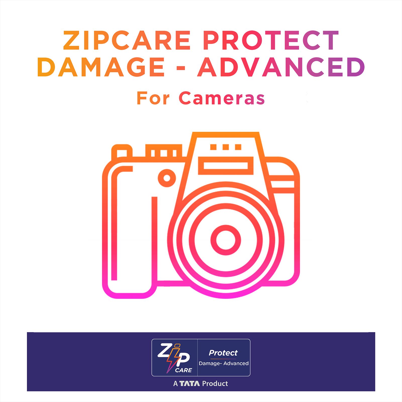 Buy ZipCare Protect Damage Advanced for Cameras (Rs. 200000 - Rs. 250000) - 1 Year Online – Croma