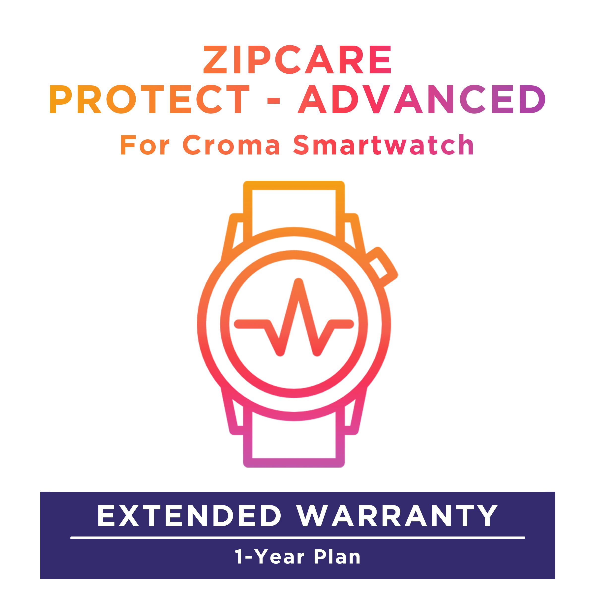 Buy ZipCare Protect - Advanced 1 Year for Croma Smart Watches Online - Croma