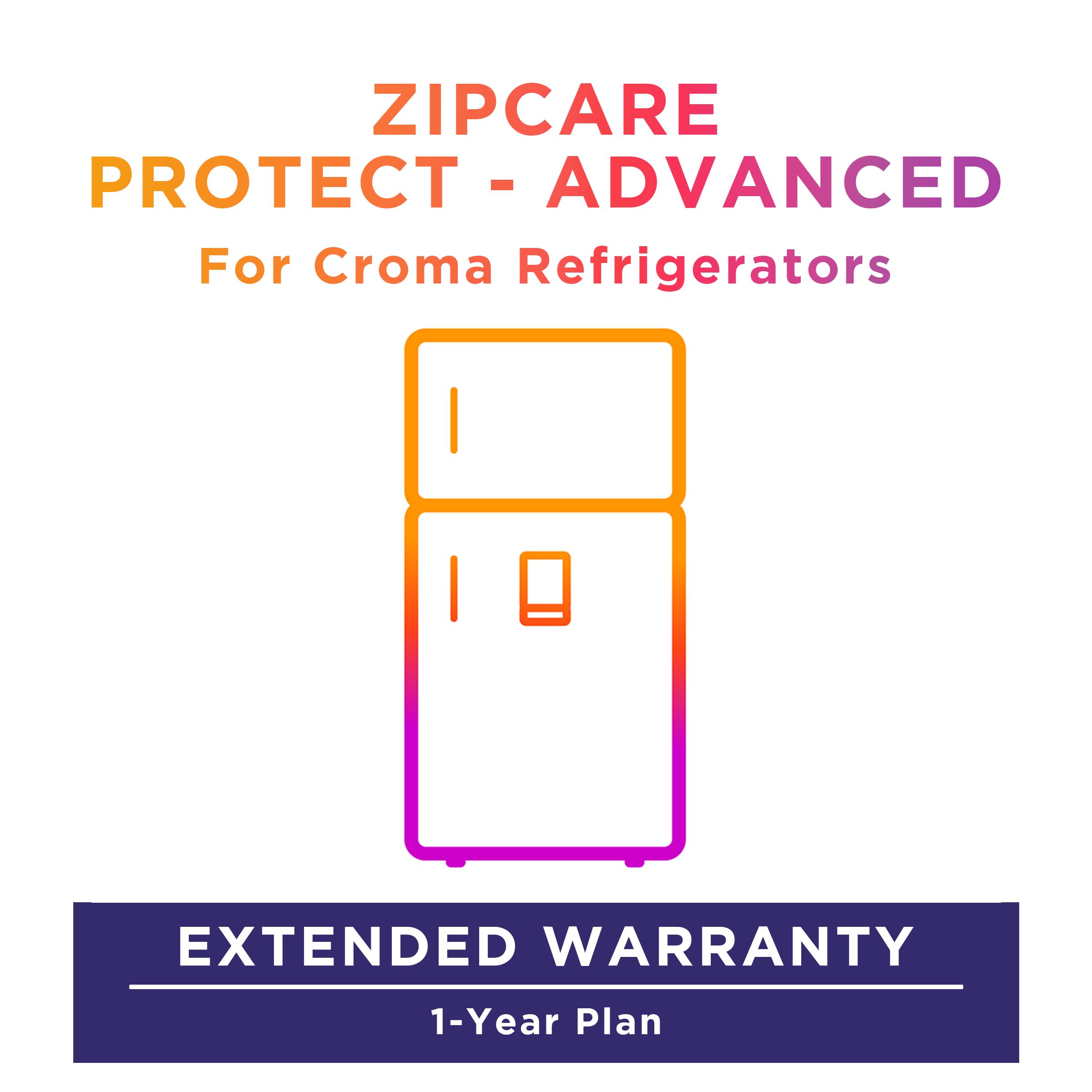 Buy ZipCare Protect - Advanced 1 Year for Croma Refrigerators Online - Croma