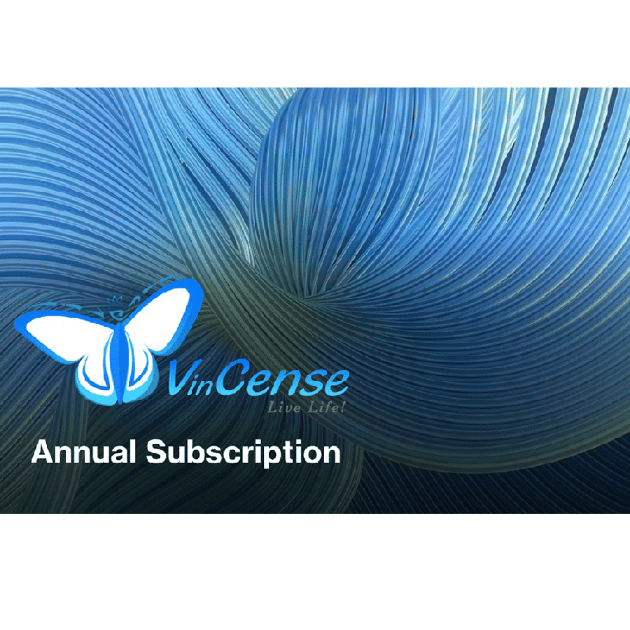 VinCense VitAlert SmartHealth 1 Year Annual Subscription for Wearable Band (Clinical Grade Monitoring, VinCenseRCA20)