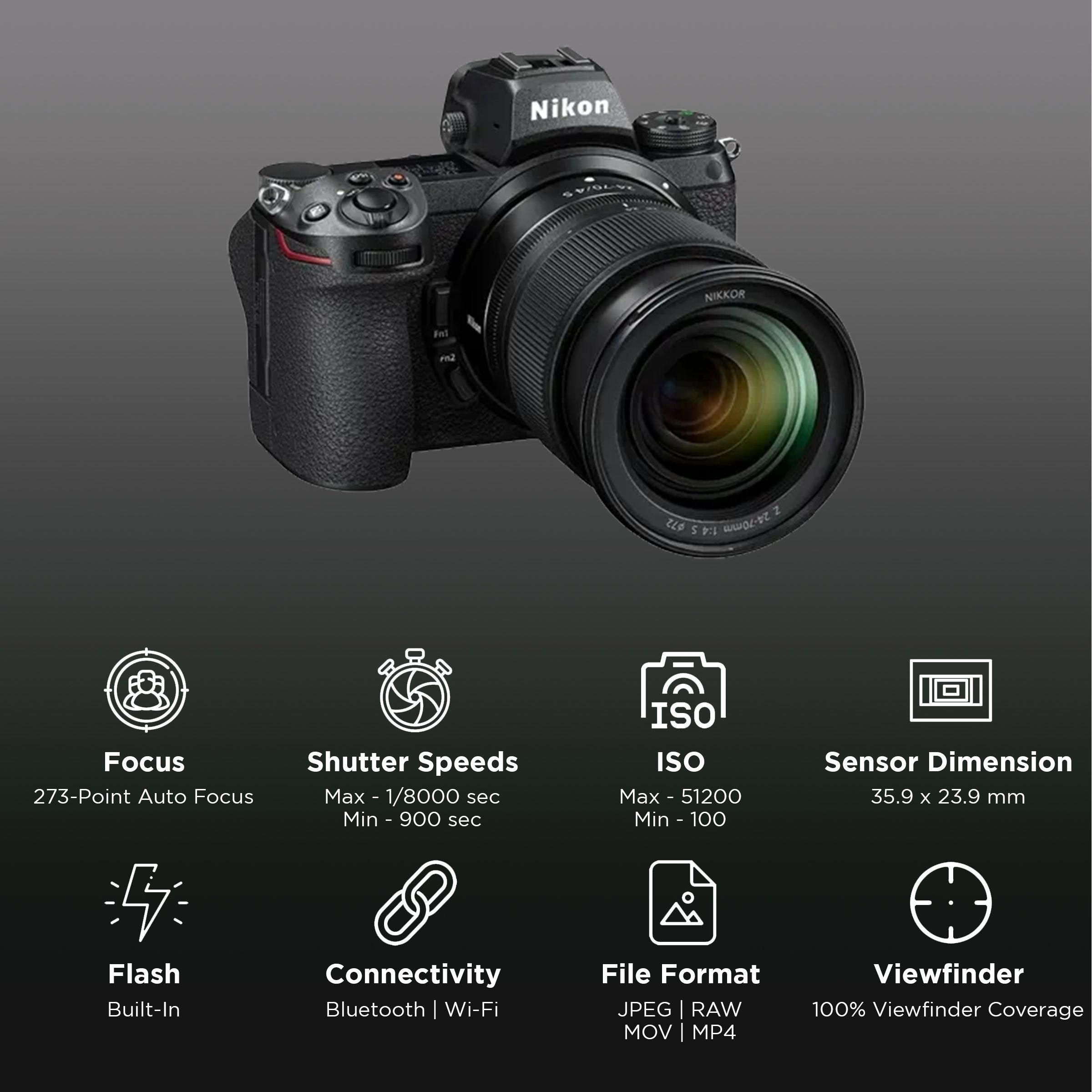 Digital Camera Nikon Z6 Built In Flash Buy Nikon Z6 III Mirrorless