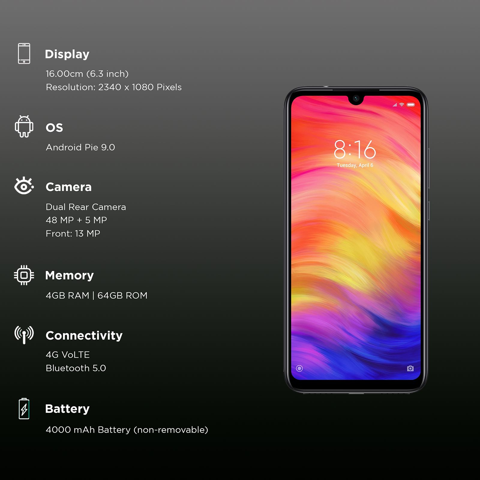 48mp Redmi Note Pro 48 Megapixel Camera Xiaomi Redmi Note Best