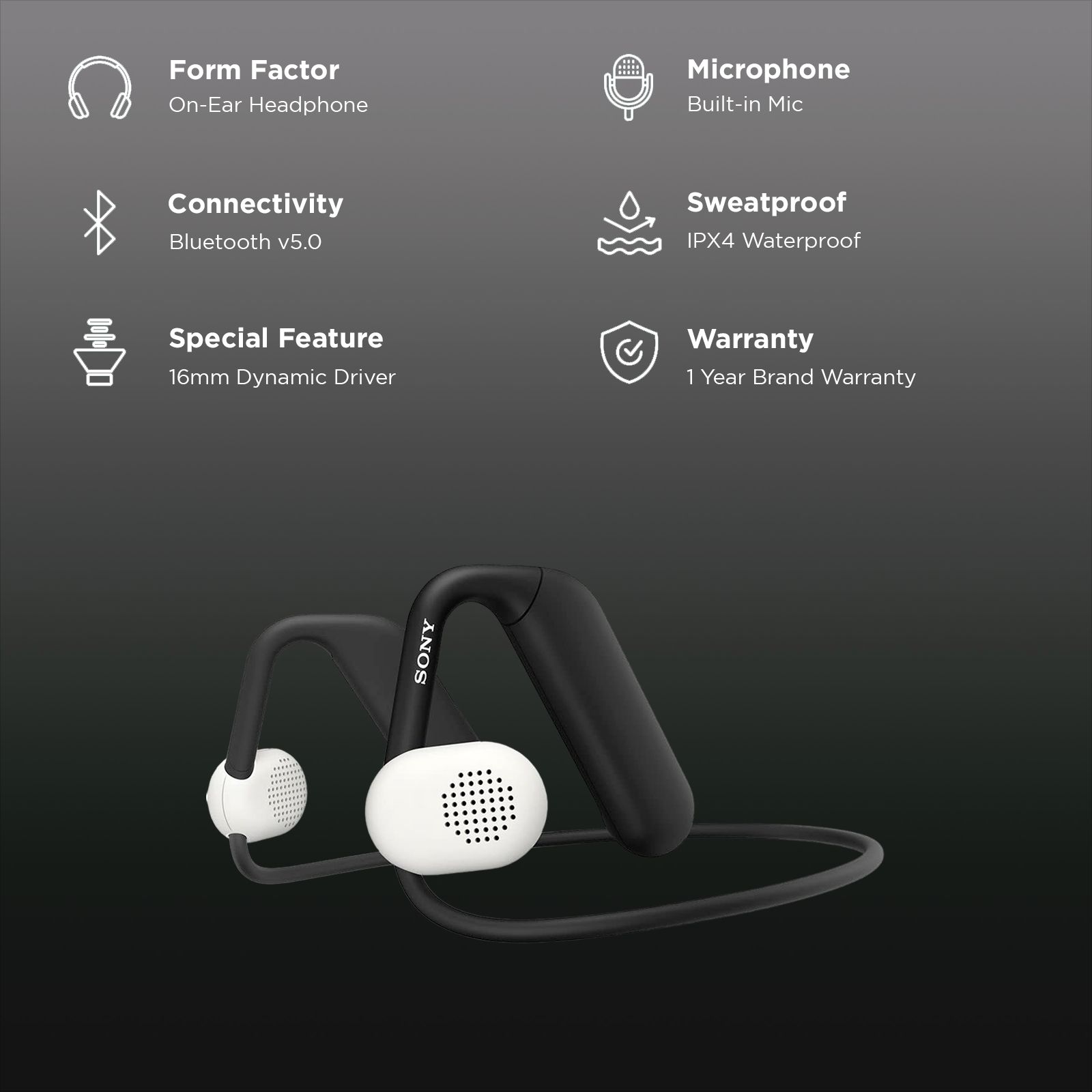 Buy SONY Float Run WIOE610 Bone Conduction Bluetooth Headset (IPX4