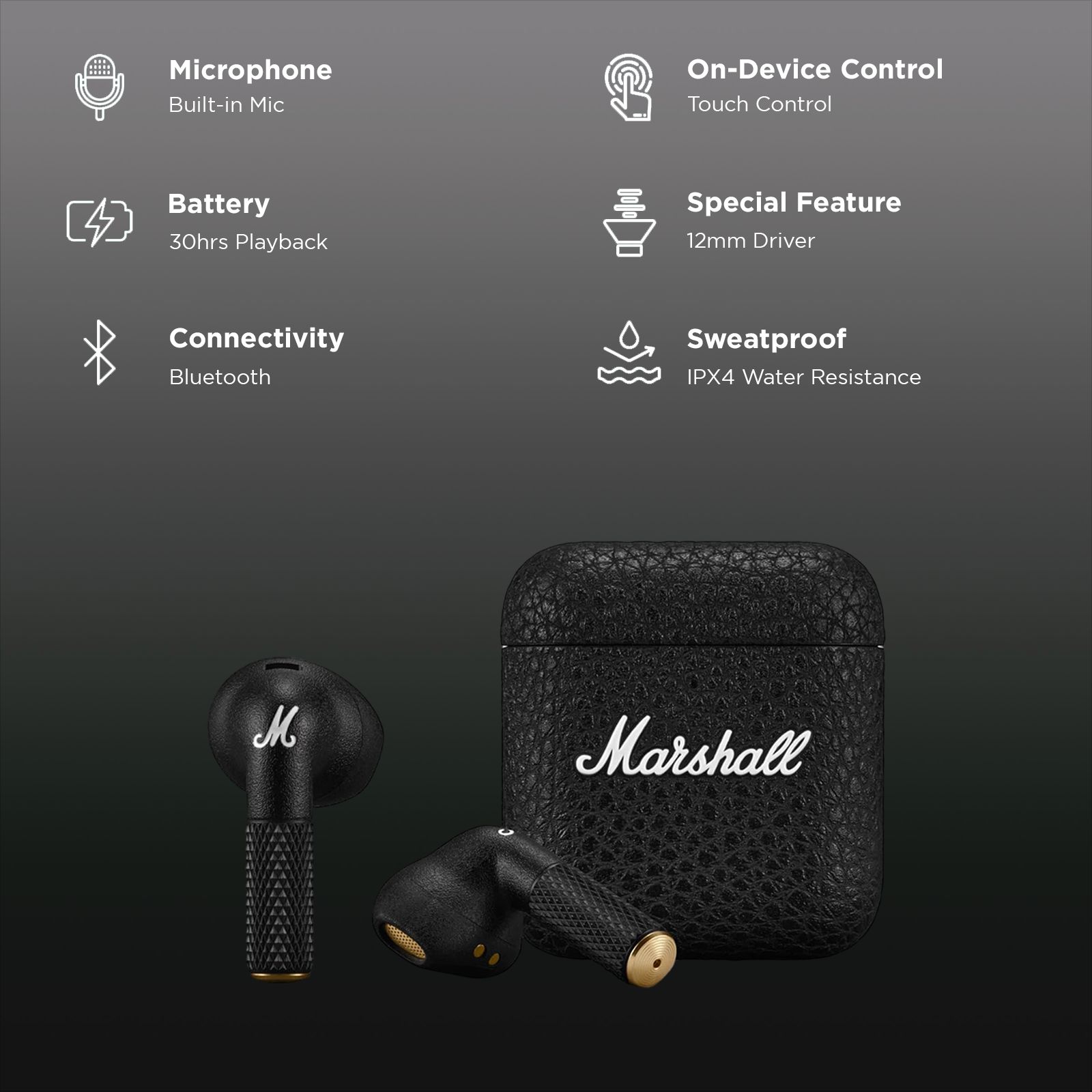 Marshall Minor IV BT MS-MIN4TWS-BLK