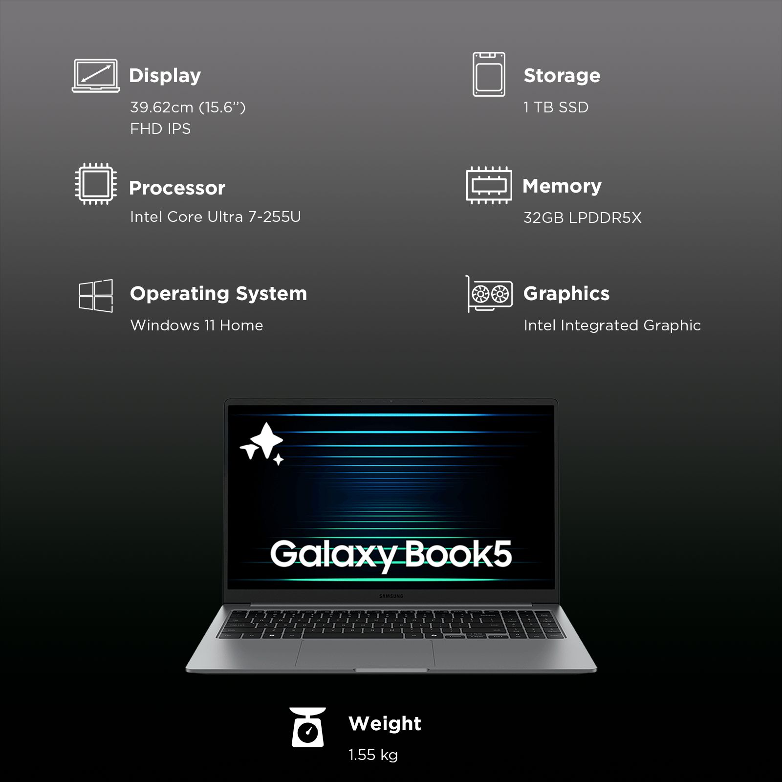 Samsung Galaxy Book5 (NP750XHD-KD4IN)