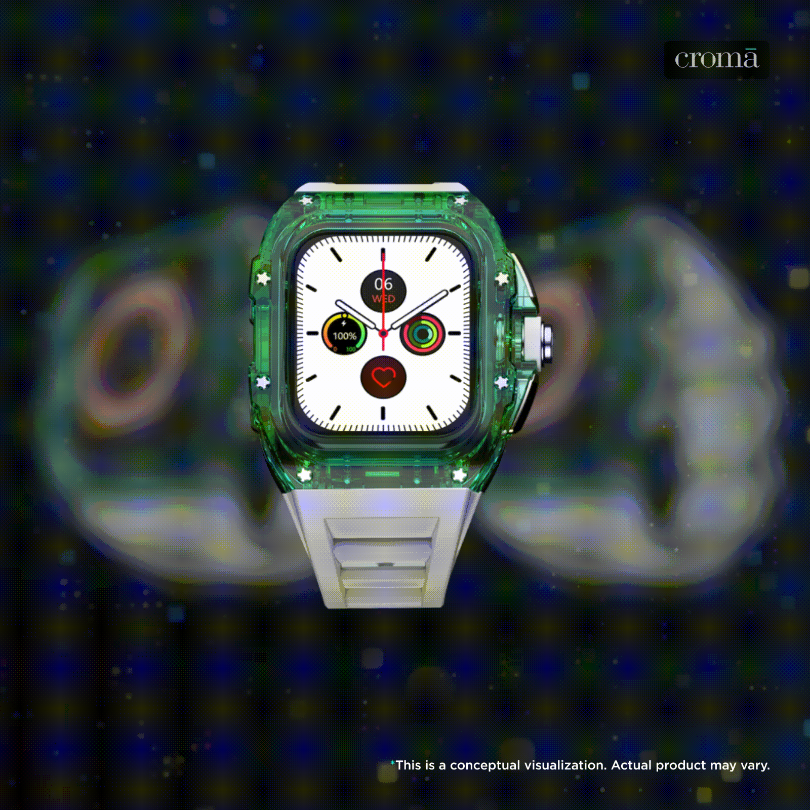 FIRE-BOLTT Diablo Smartwatch with Bluetooth Calling (49.5mm Always On Display, IP68 Water Resistant, White Strap)