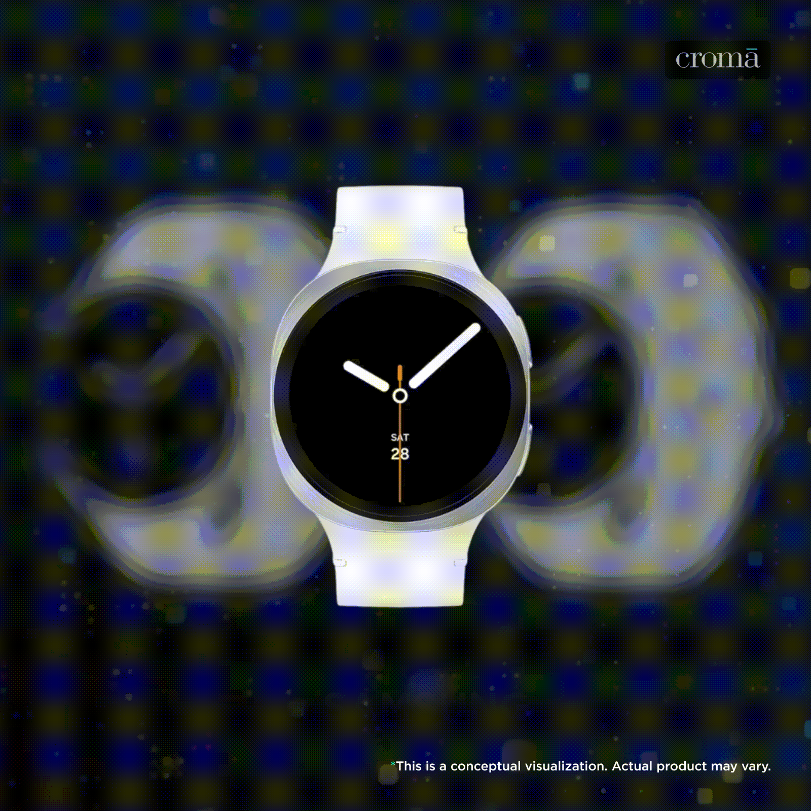 SAMSUNG Galaxy Watch8 Wi-Fi+BT+GPS+LTE Wear OS Smartwatch (44mm Super AMOLED Display, 3nm Processor, Fall Detection, Sport Strap)