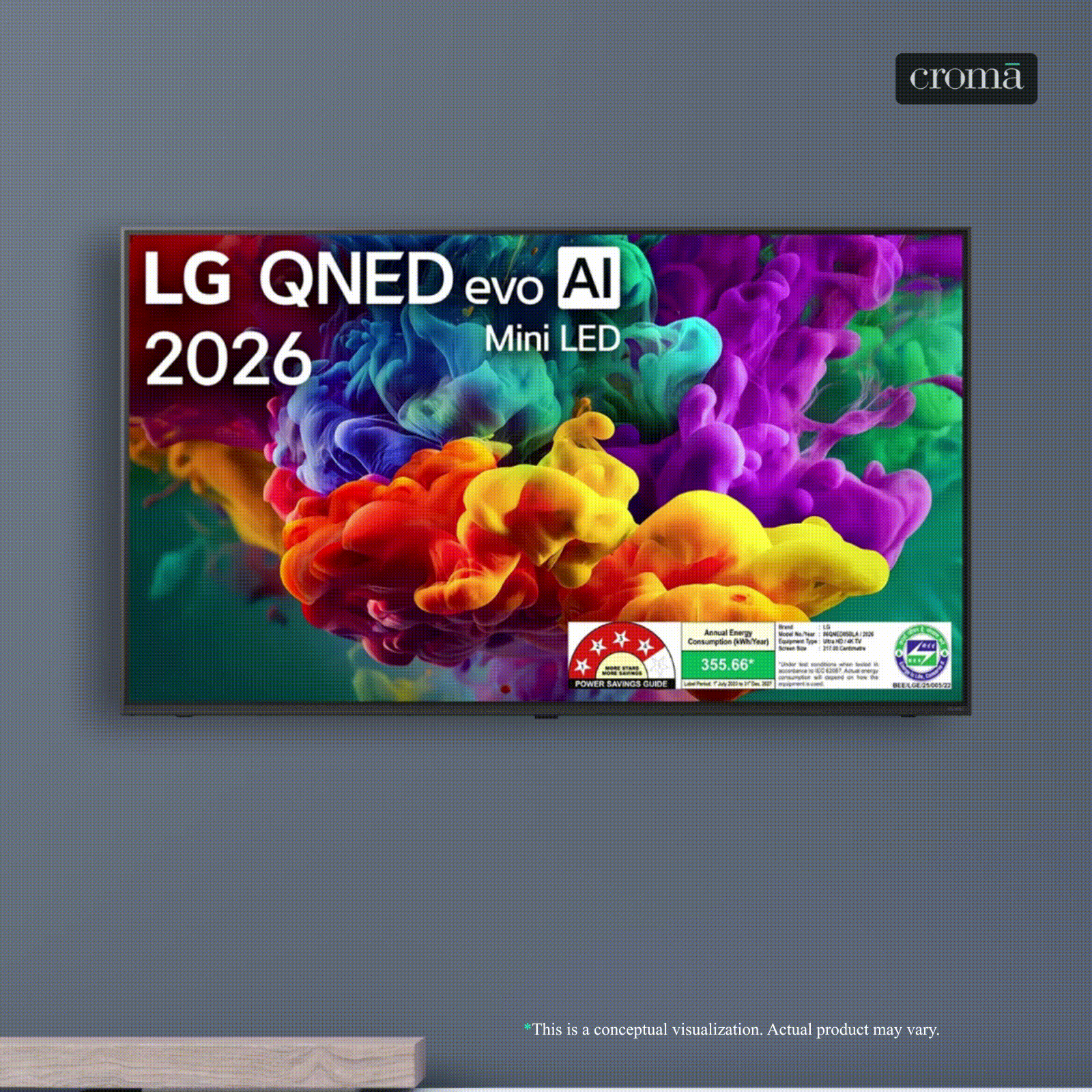LG evo AI 218 cm (86 inch) QNED Mini LED 4K Ultra HD Smart webOS TV with Intelligent Voice Recognition (2026 model)-image-2