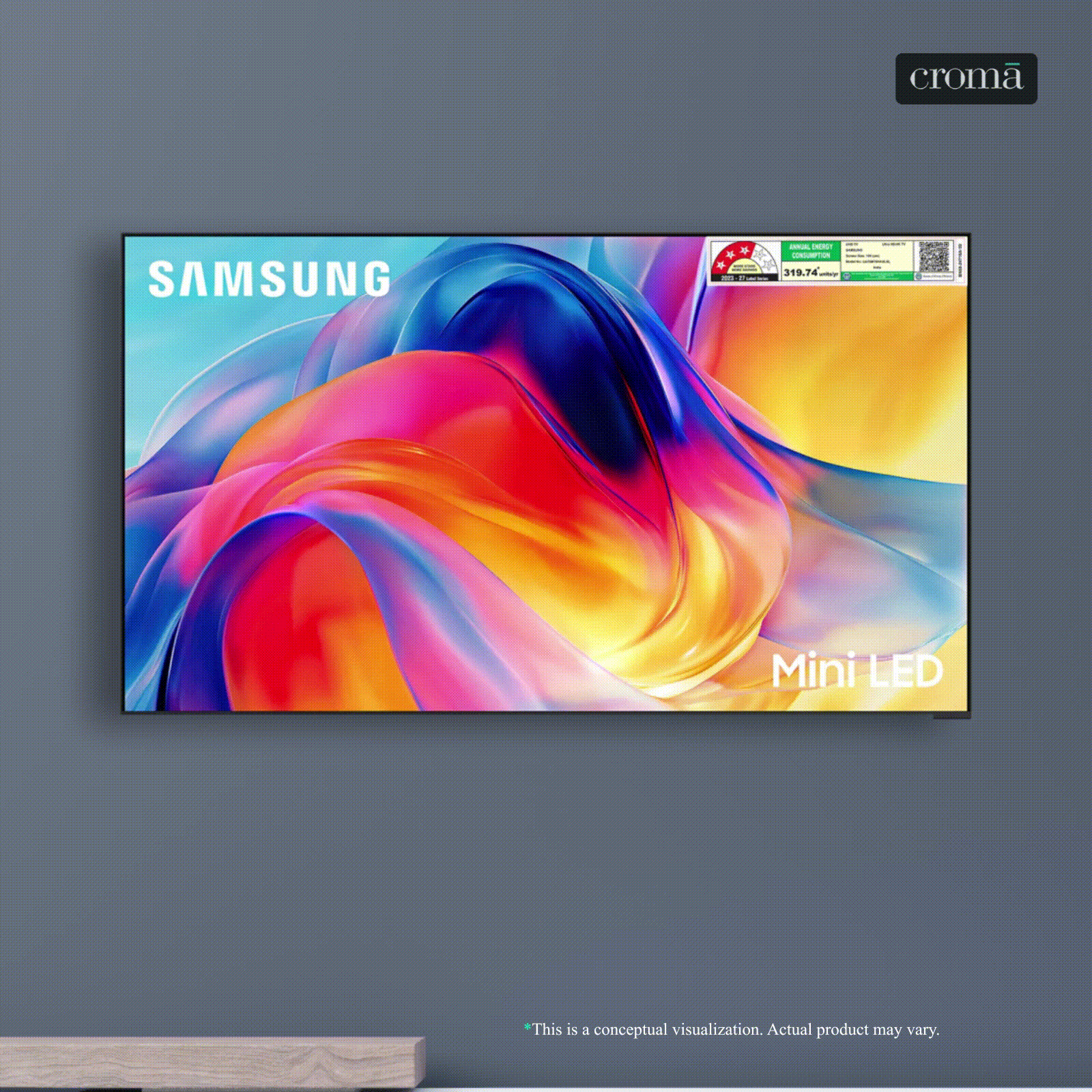 SAMSUNG M70H 190 cm (75 inch) 4K Ultra HD Mini LED Smart Tizen TV with Voice Assistant (2026 Model)-picture-1