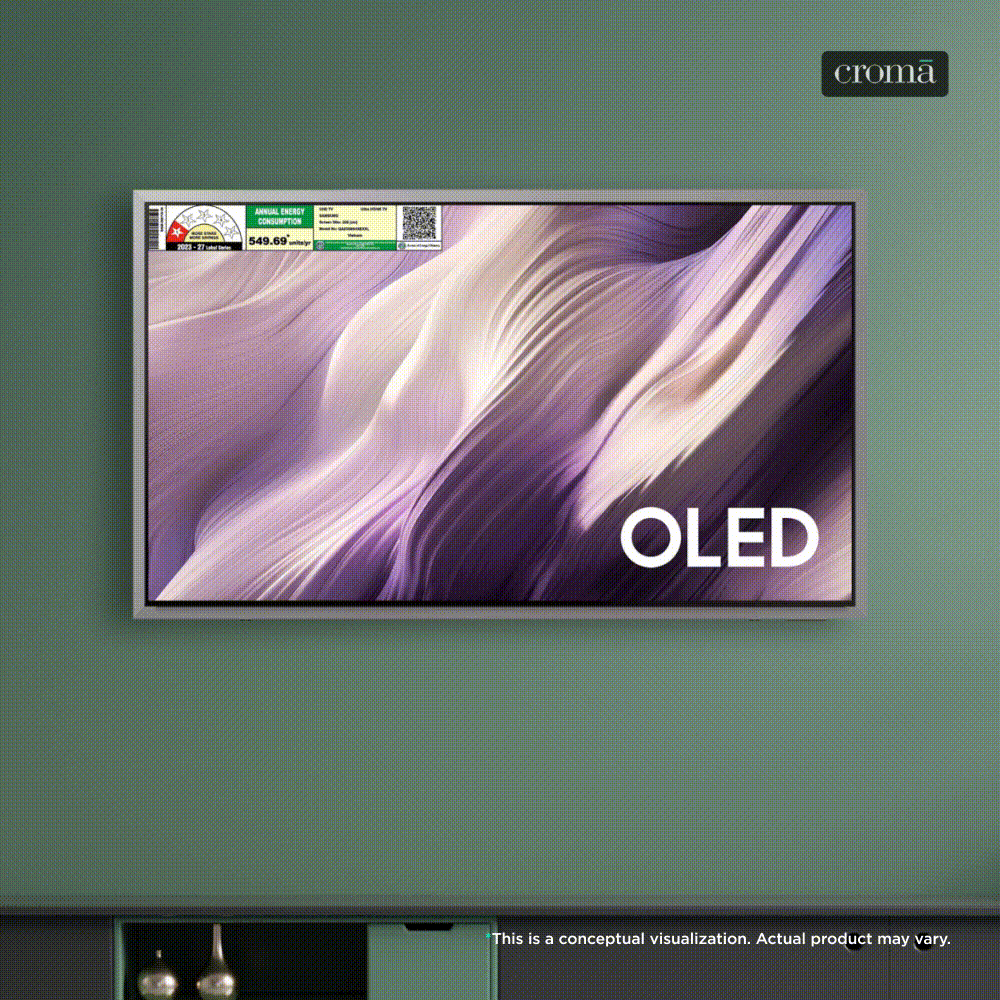 SAMSUNG S95H 210 cm (83 inch) 1 Star OLED 4K Ultra HD Smart Tizen TV with Voice Assistant (2026 Model)