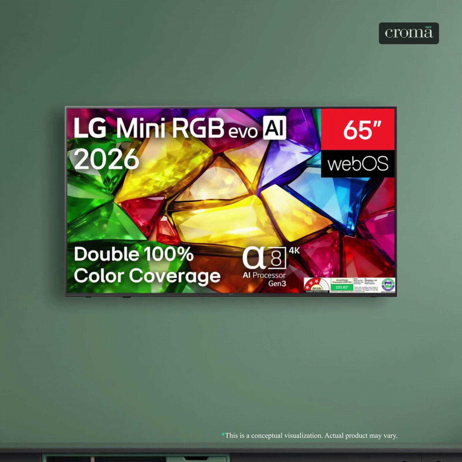 LG MRGB85 164 cm (65 inch) 3 Star Mini RGB 4K Ultra HD Smart webOS 26 TV with AI HDR Remastering (2026 model)-picture-11
