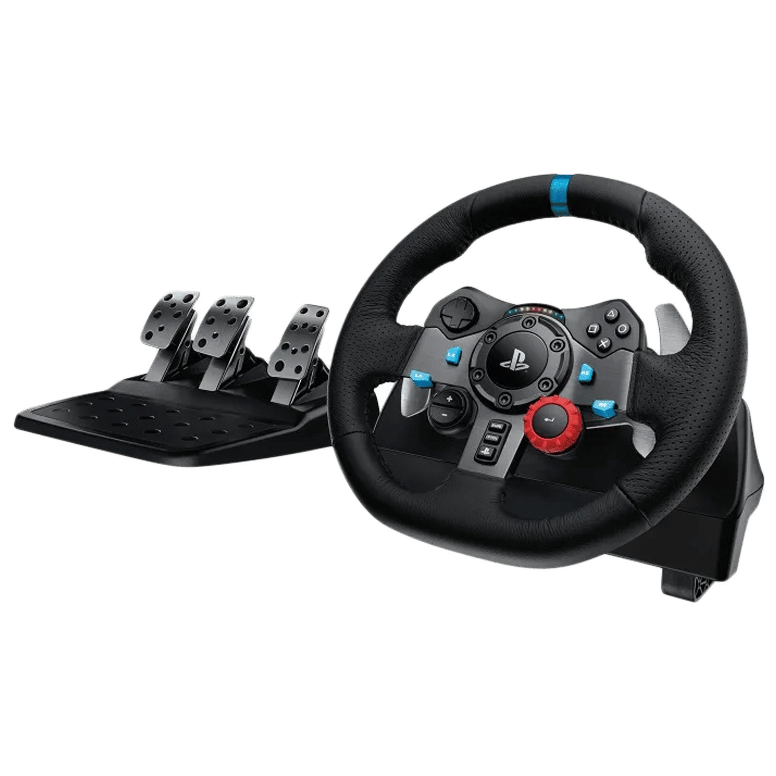logitech G29 Driving Force Wired Controller for Playstation 4, Playstation 5, Windows, Mac (Touchpad, 941-000143, Black)