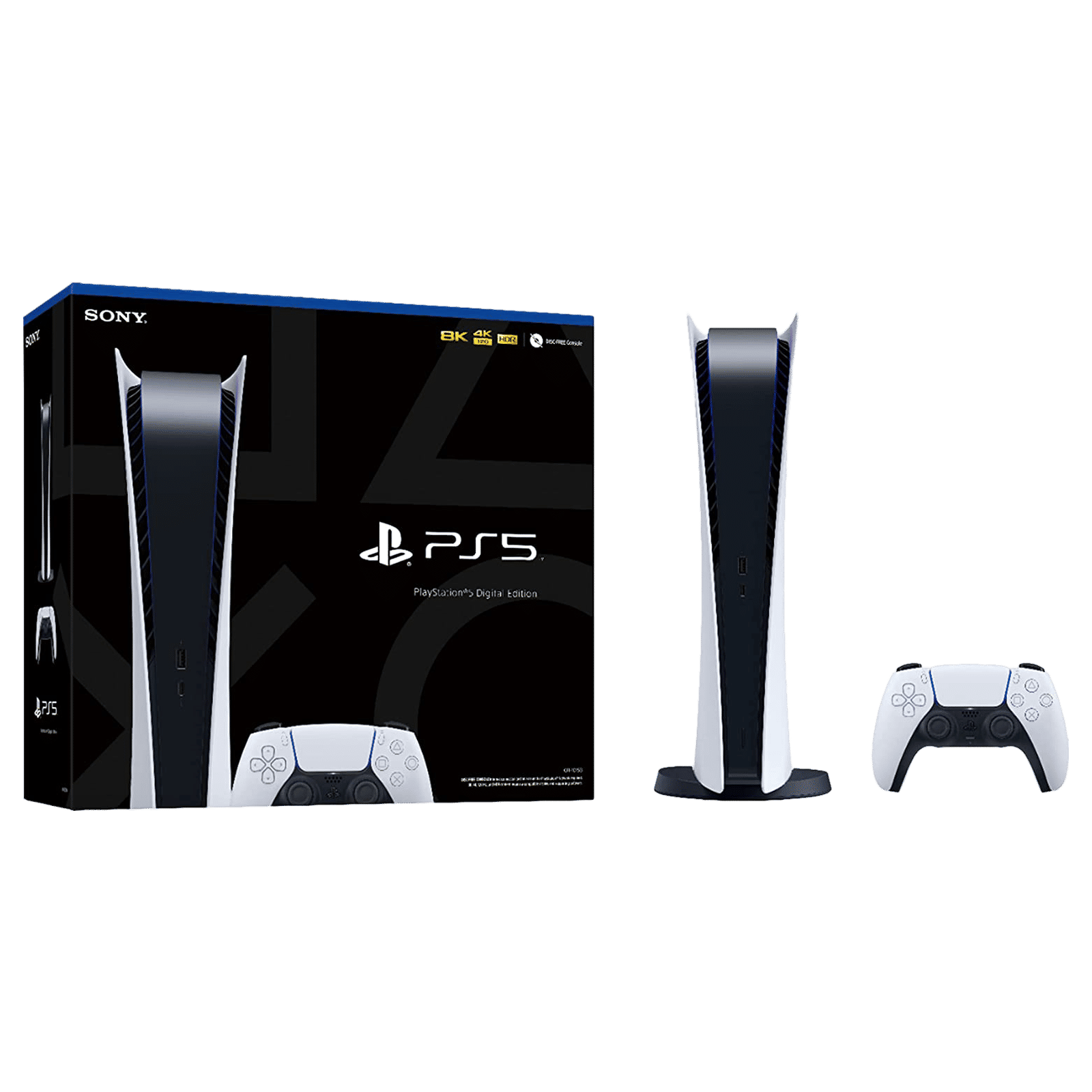 Buy Sony PS5 Digital Edition Gaming Console (50668613, White