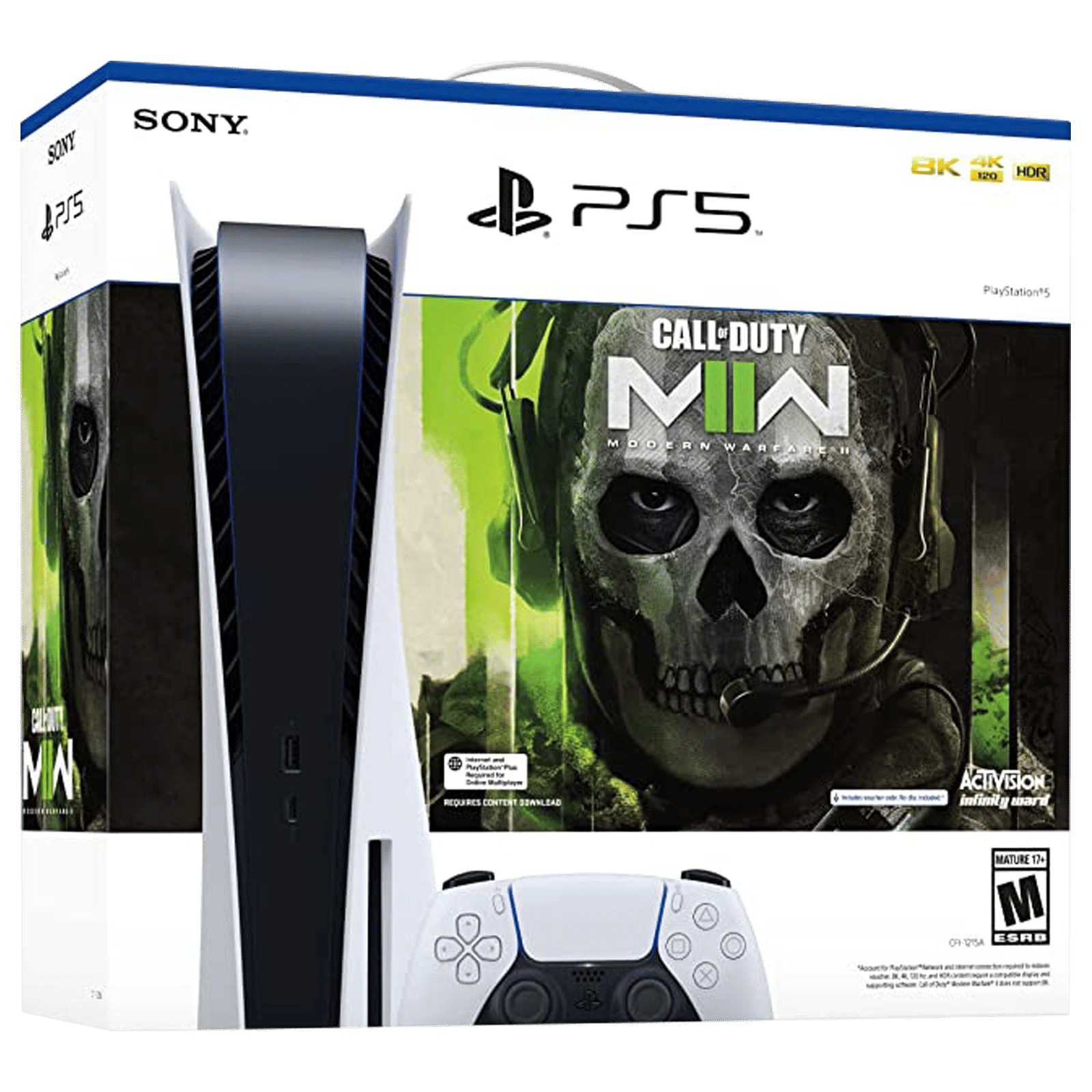 Buy Sony Playstation 825GB SSD (50668744, White) with Call of