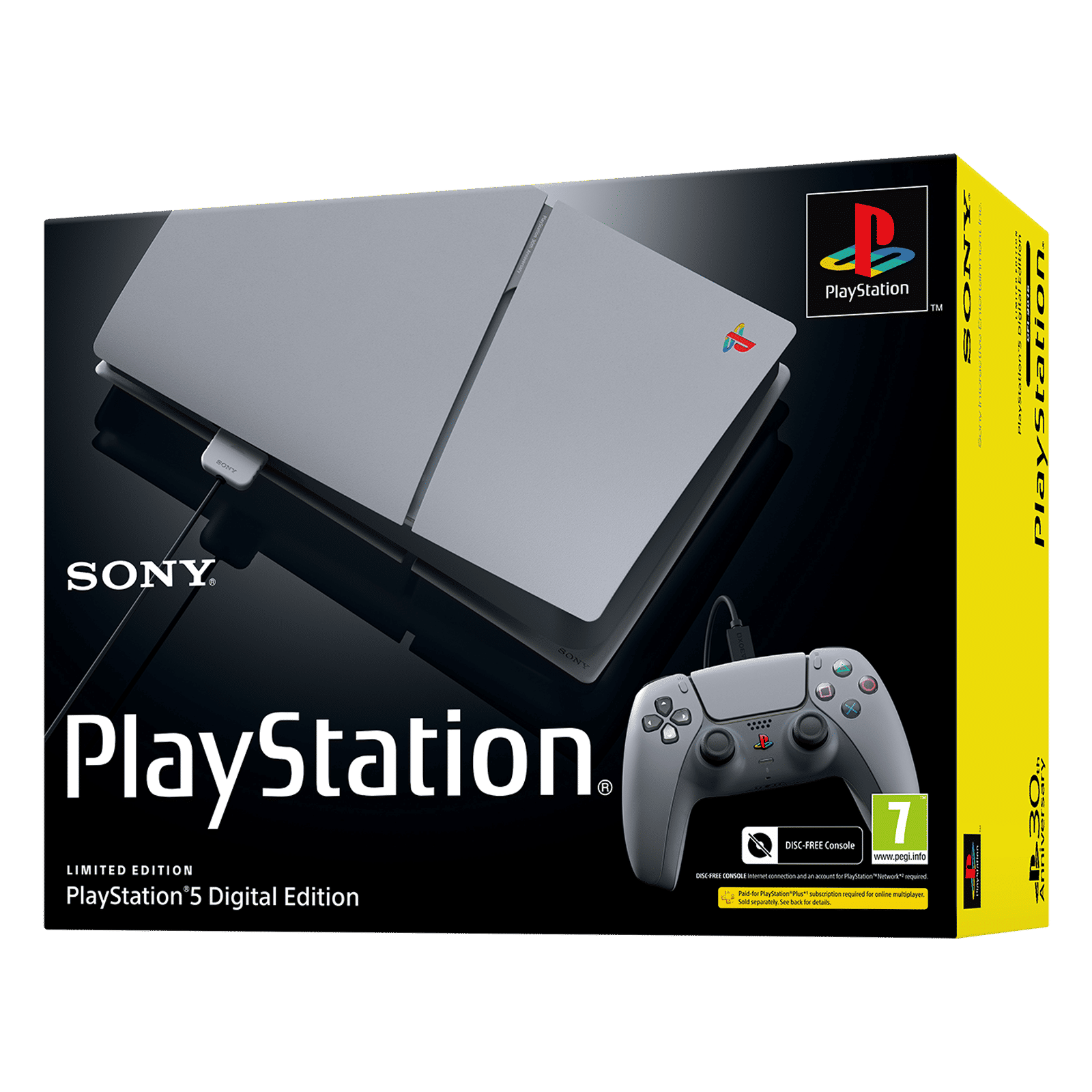SONY PlayStation Digital Edition 30th Anniversary Limited Edition 1TB SSD  Gaming Console (Silver)