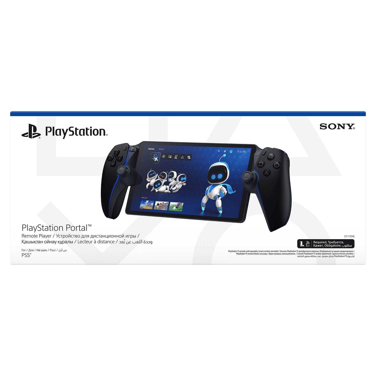 SONY Portal Wireless Gaming Controller for PlayStation (Breathtaking  Immersion with DualSense, CFI-Y101601Y, Midnight Black)