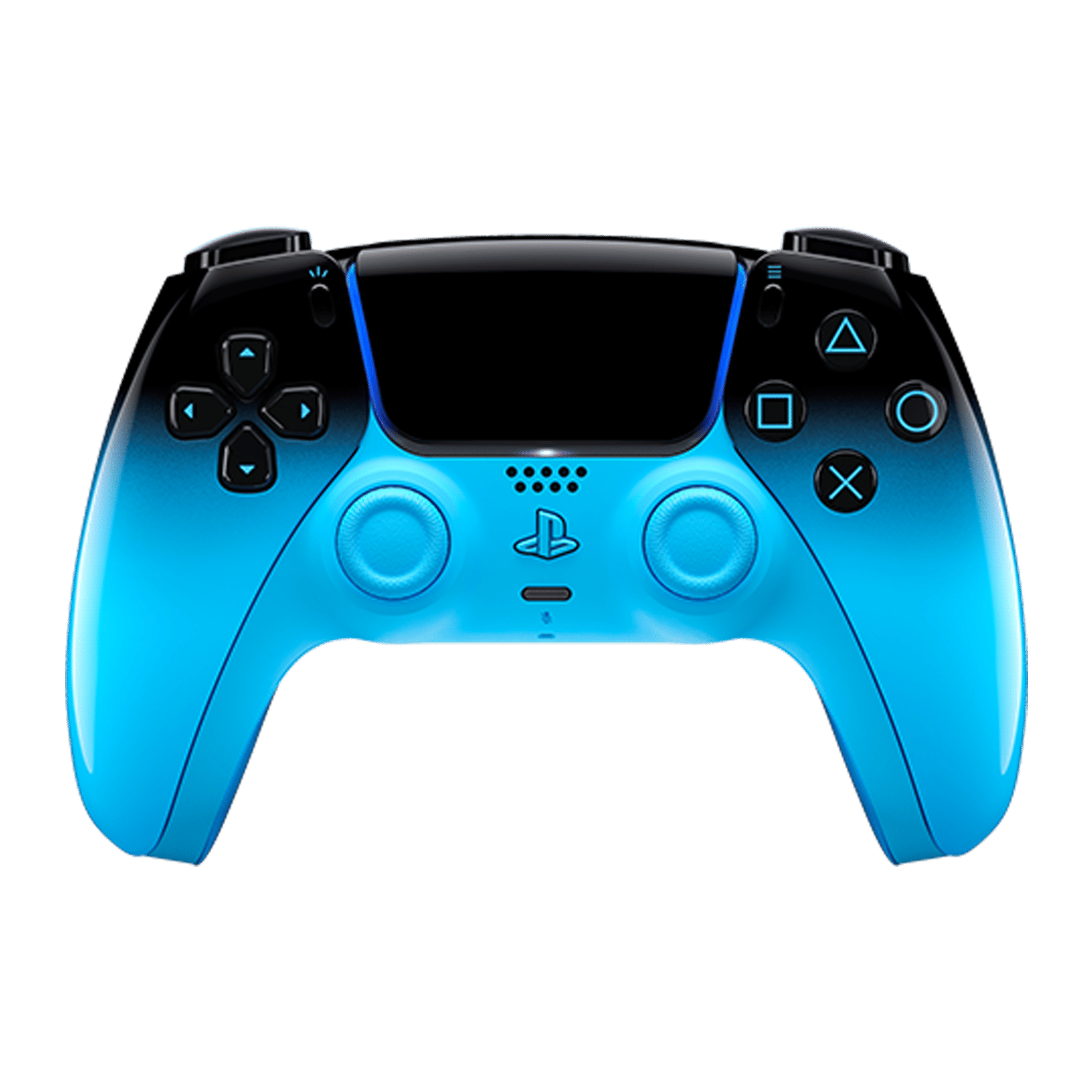 SONY DualSense Wireless Gaming Controller for PlayStation 5 (Built-in Microphone, CFI-ZCT2W15X, Rhythm Blue)