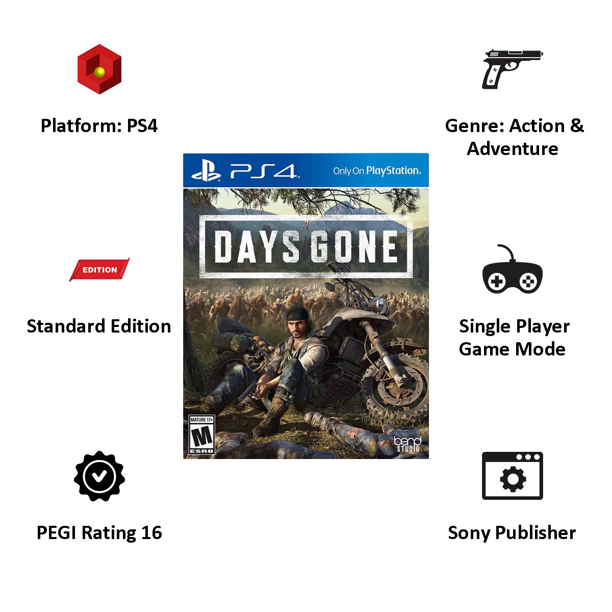 Buy PS4 Game (Days Gone) Online Croma
