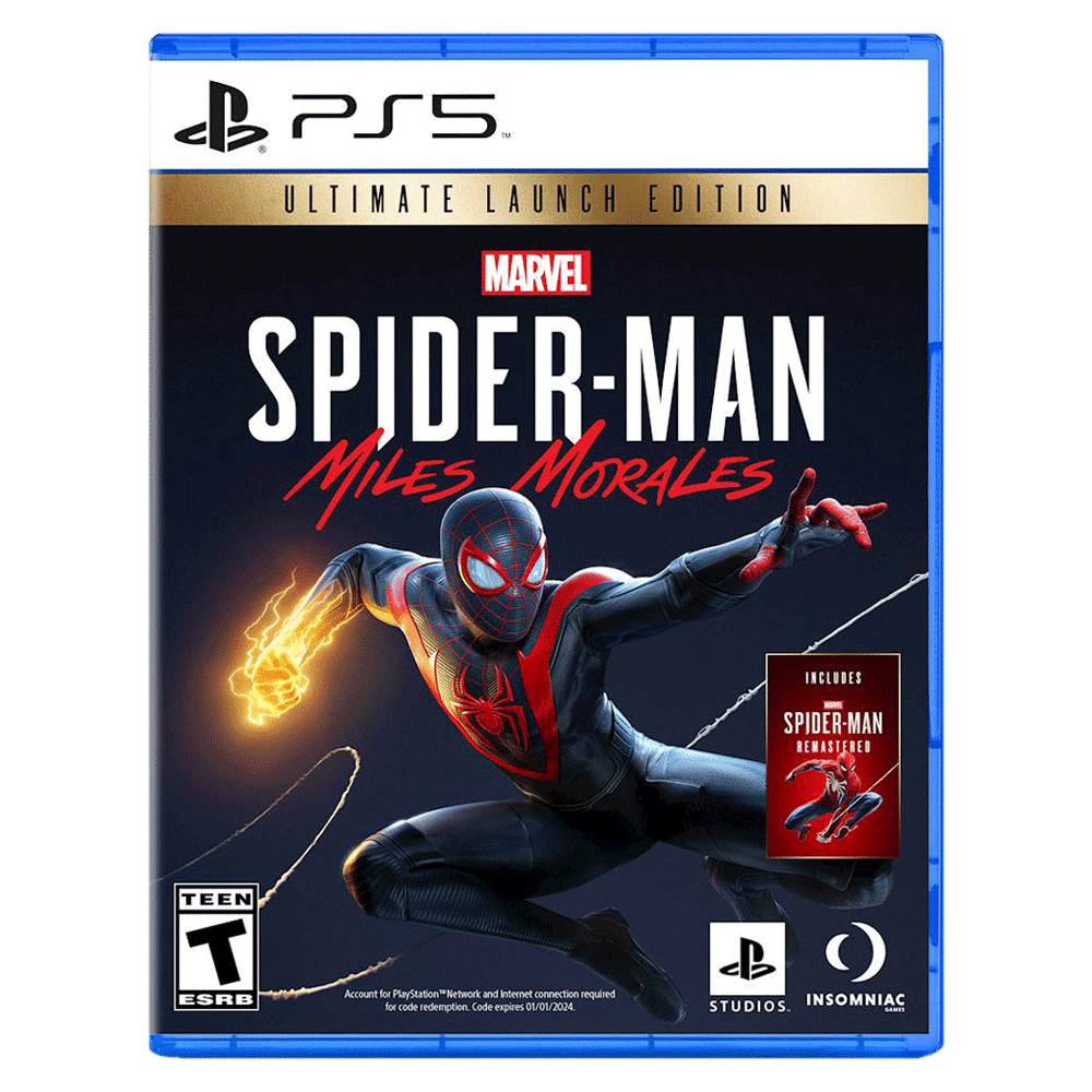 SONY Marvel's Spider-Man: Miles Morales For PS5 (Action-Adventure Games, Ultimate Edition, PPSA-01341)