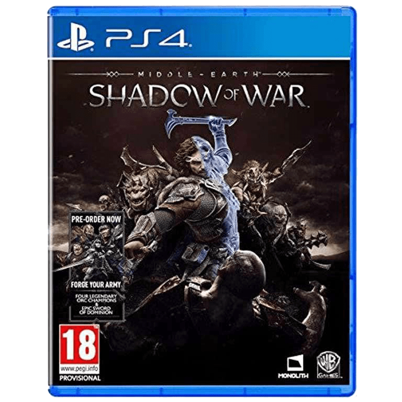 PS4 Game (Middle-Earth: Shadow of War)