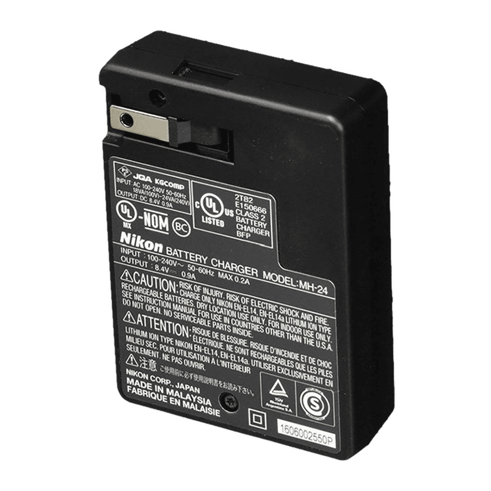Kastar 2-Pack EN-EL14a Battery and LCD AC Charger Compatible with Nikon