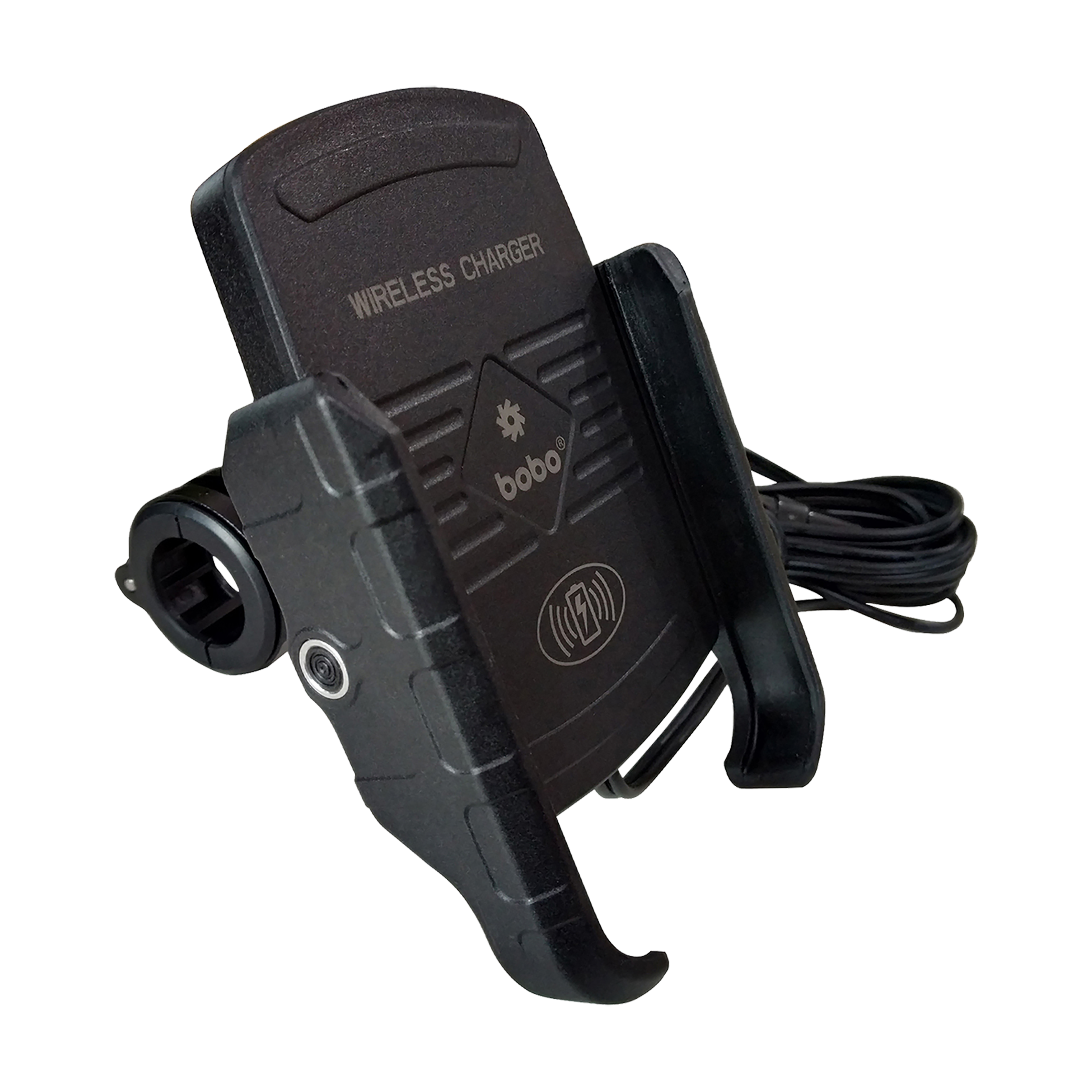 Buy Bobo BM6 Jaw Bike Mount for Mobile (Fast 15W Wireless Charger