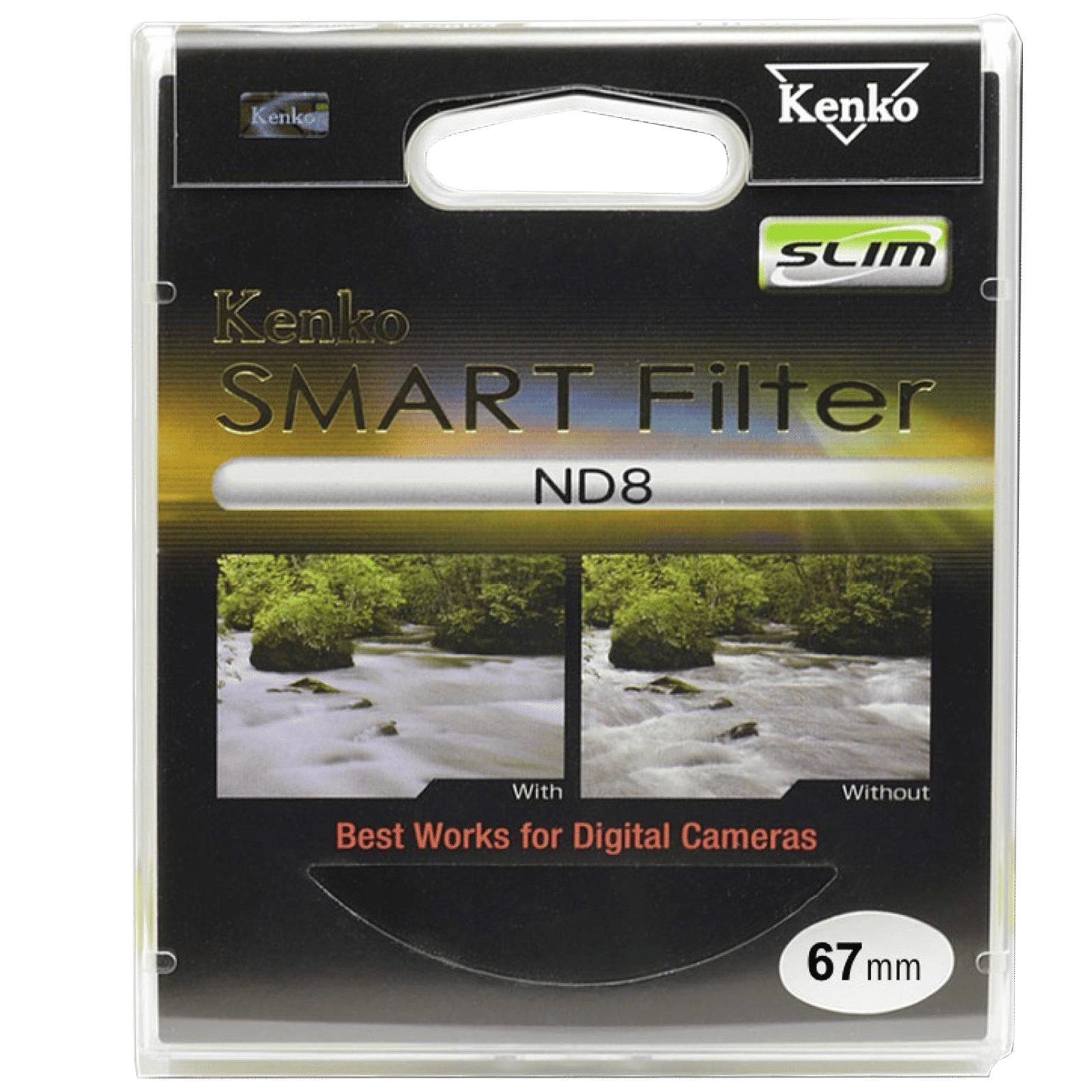 Kenko Smart ND8 67mm Camera Lens Neutral Density Filter (8 Filter Factor)
