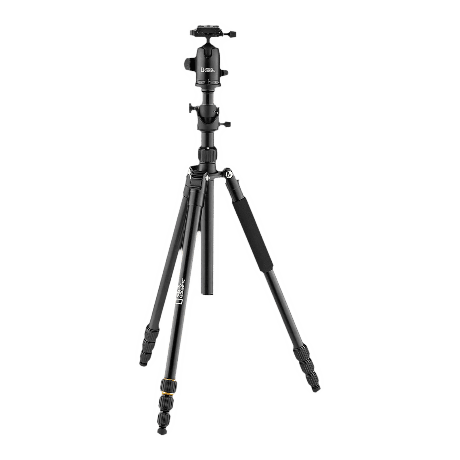 NATIONAL GEOGRAPHIC Travel 188.5cm Adjustable Tripod for Camera (Twist Lock, NGTR003T, Black)