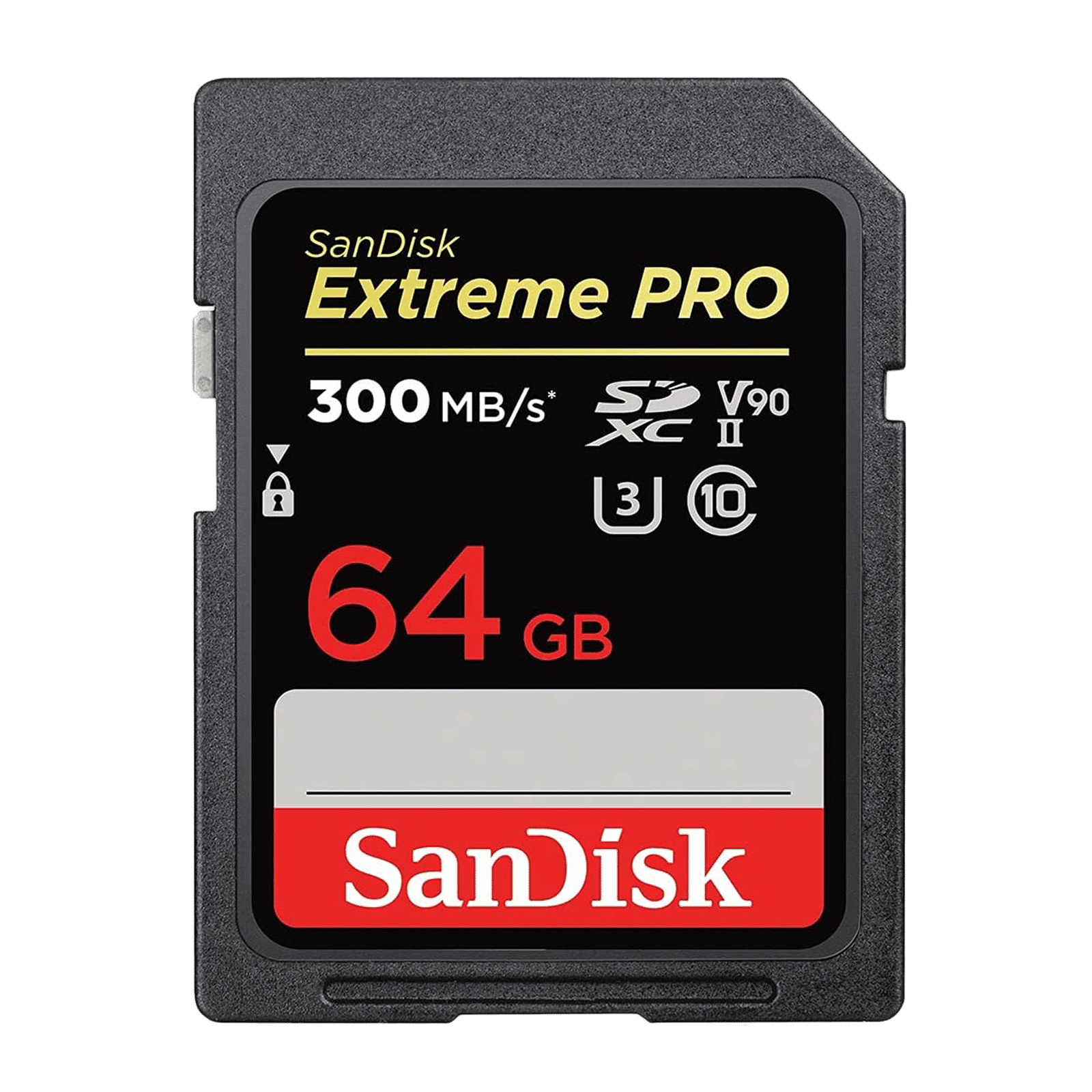 SanDisk Extreme PRO SDXC 64GB Class 3, Class 90 300MB/s Memory Card