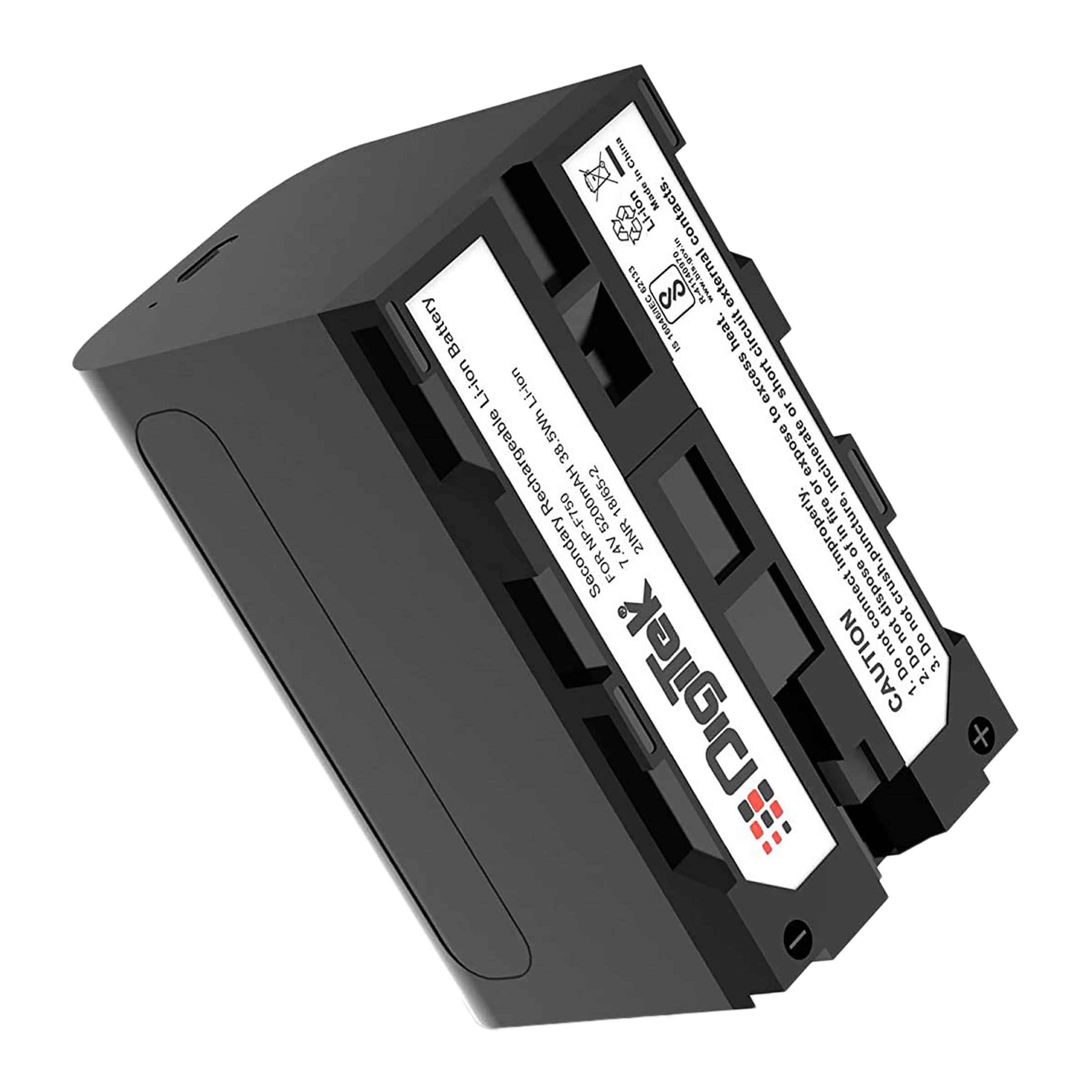 DigiTek NP-F750 MU 5200 mAh Li-ion Rechargeable Battery for CCD-TRV215, CCD-TR917, CCD-TR315, HDR-FX1000 and HDR-FX7
