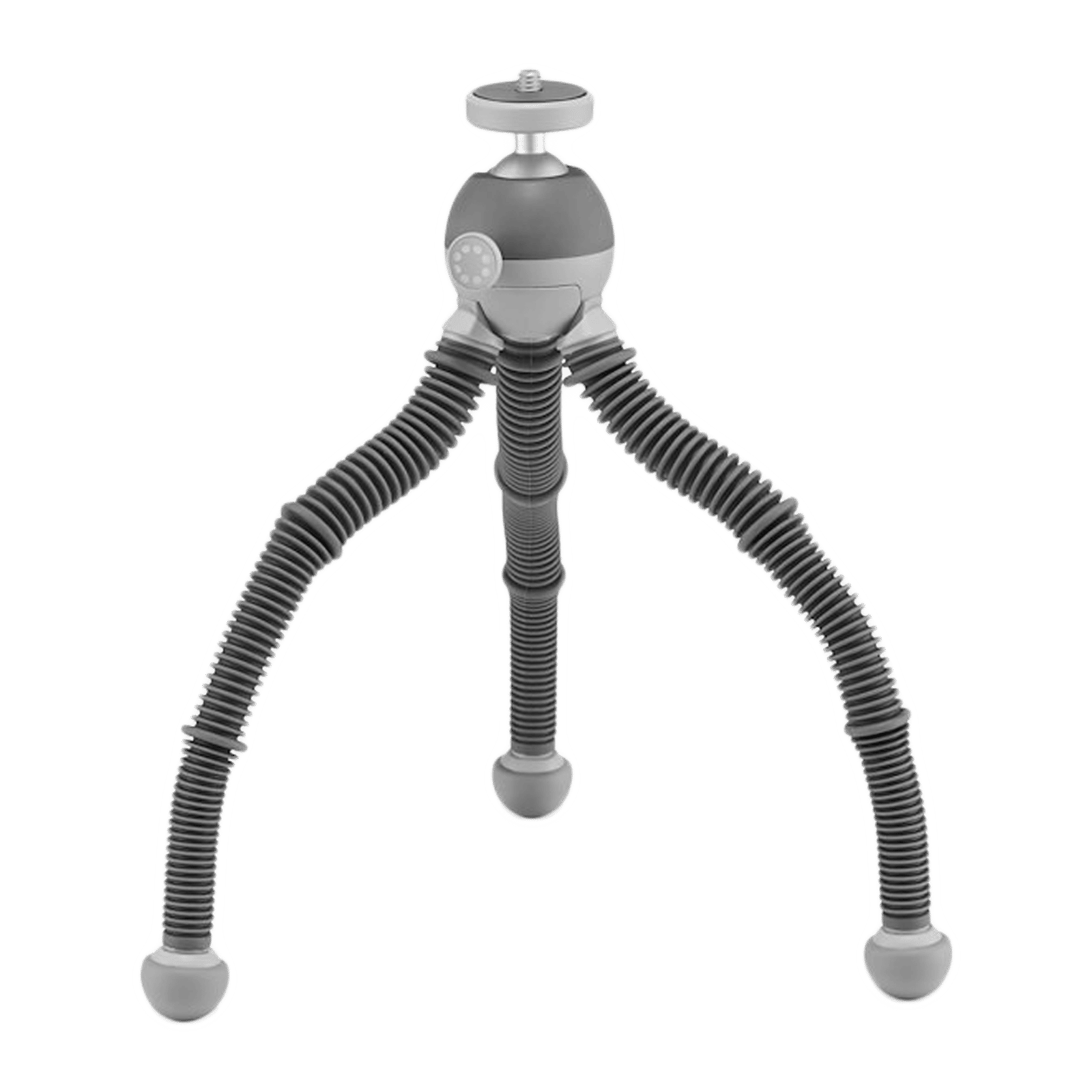JOBY PodZilla 25cm Adjustable Tripod for Mobile and Camera (360 Degree GripTight, Grey)