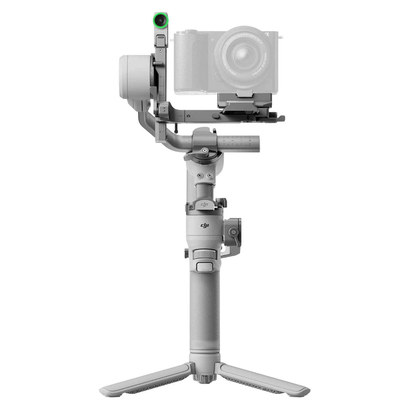 DJI RS 4 Mini Combo 3-Axis Gimble for Mobile and Camera (Intelligent Tracking, Grey)