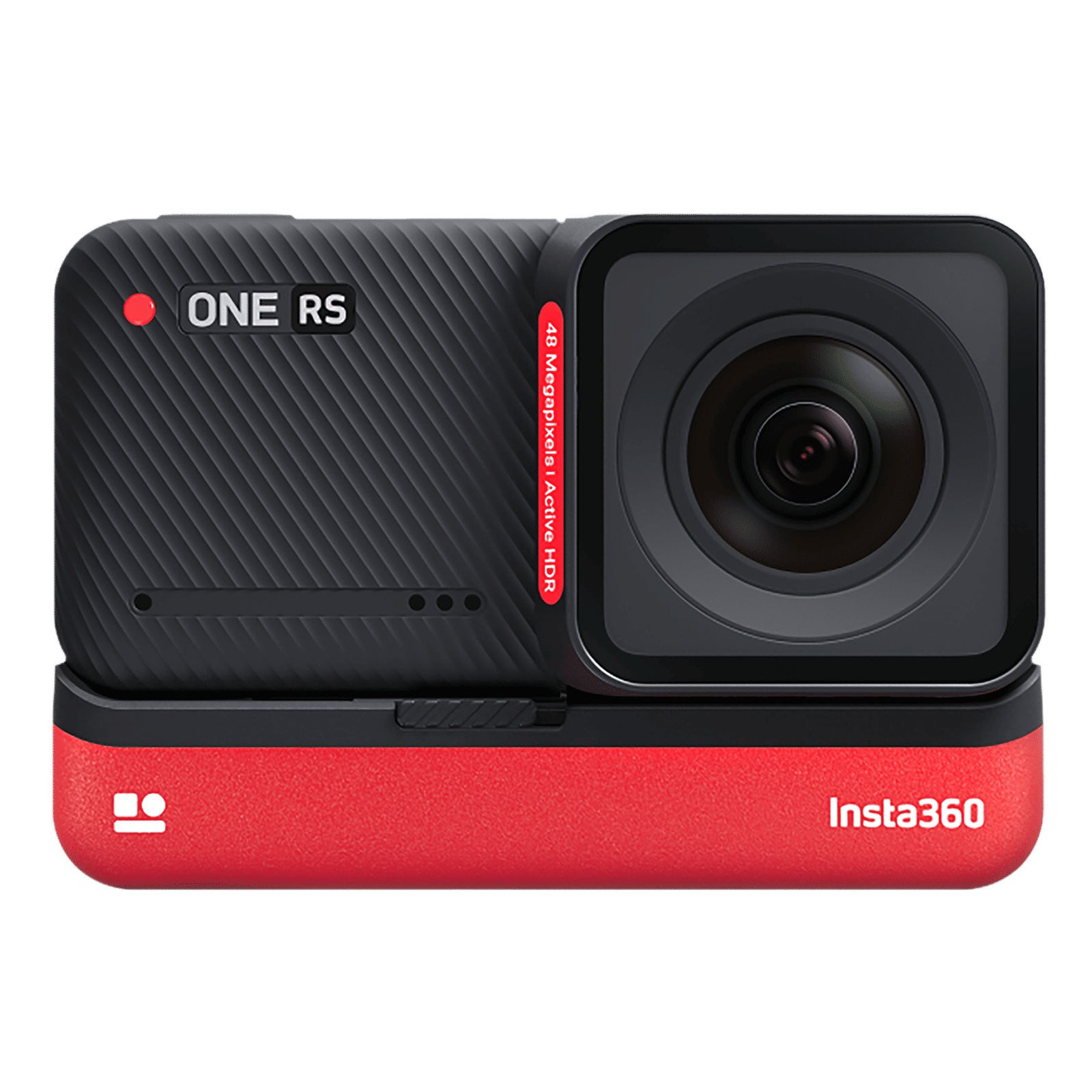 Insta360 One RS 4k Edition 6K and 48MP 60 FPS Waterproof Action Camera with FlowState Stabilisation (Black & Red)