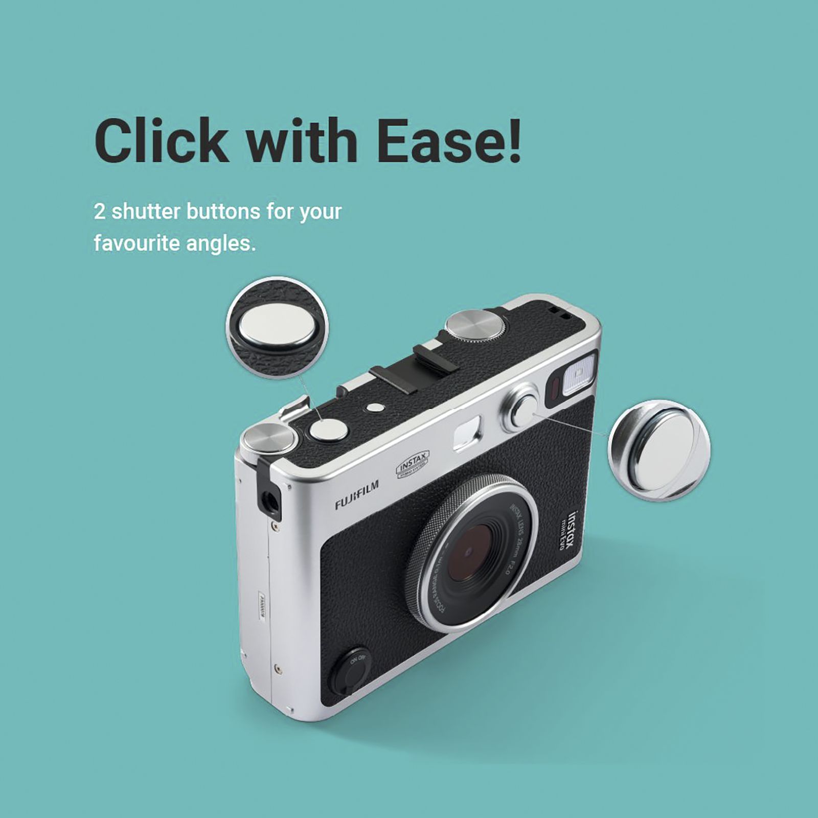 Buy FUJIFILM Instax Mini EVO Premium Edition Instant Camera with