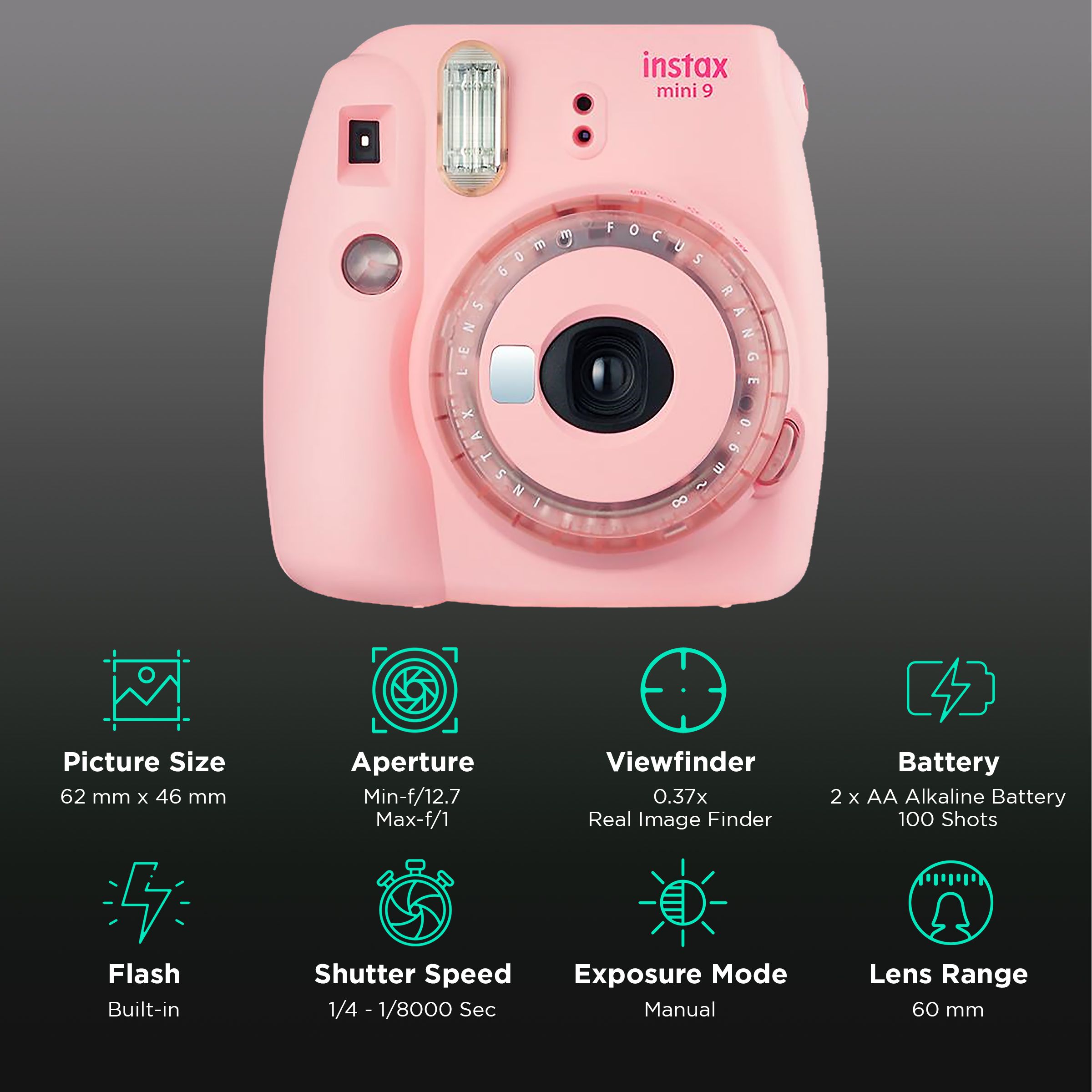 Buy FUJIFILM Instax Mini Delight Box Instant Camera with 10