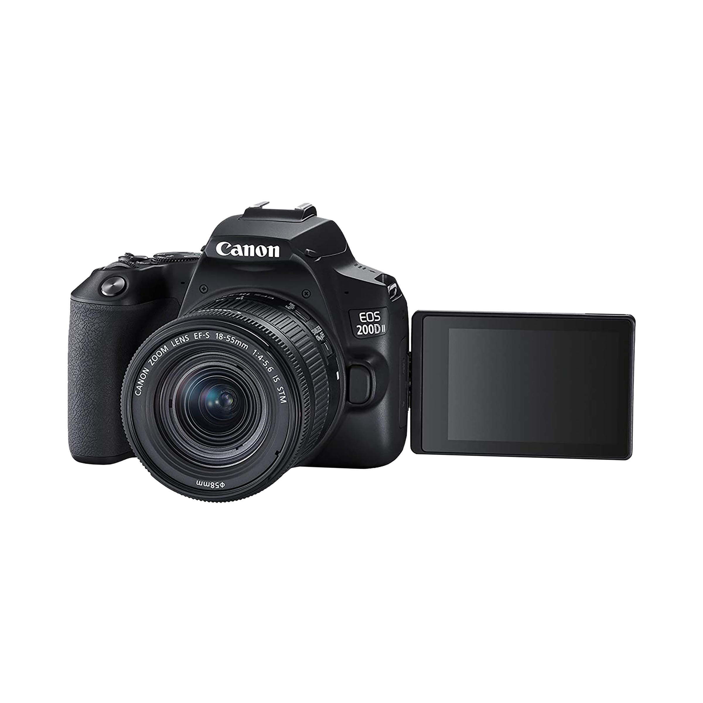 Canon EOS 200D II MP DSLR Camera (18 55 mm lens, x mm,  Optical Image Stabilization)